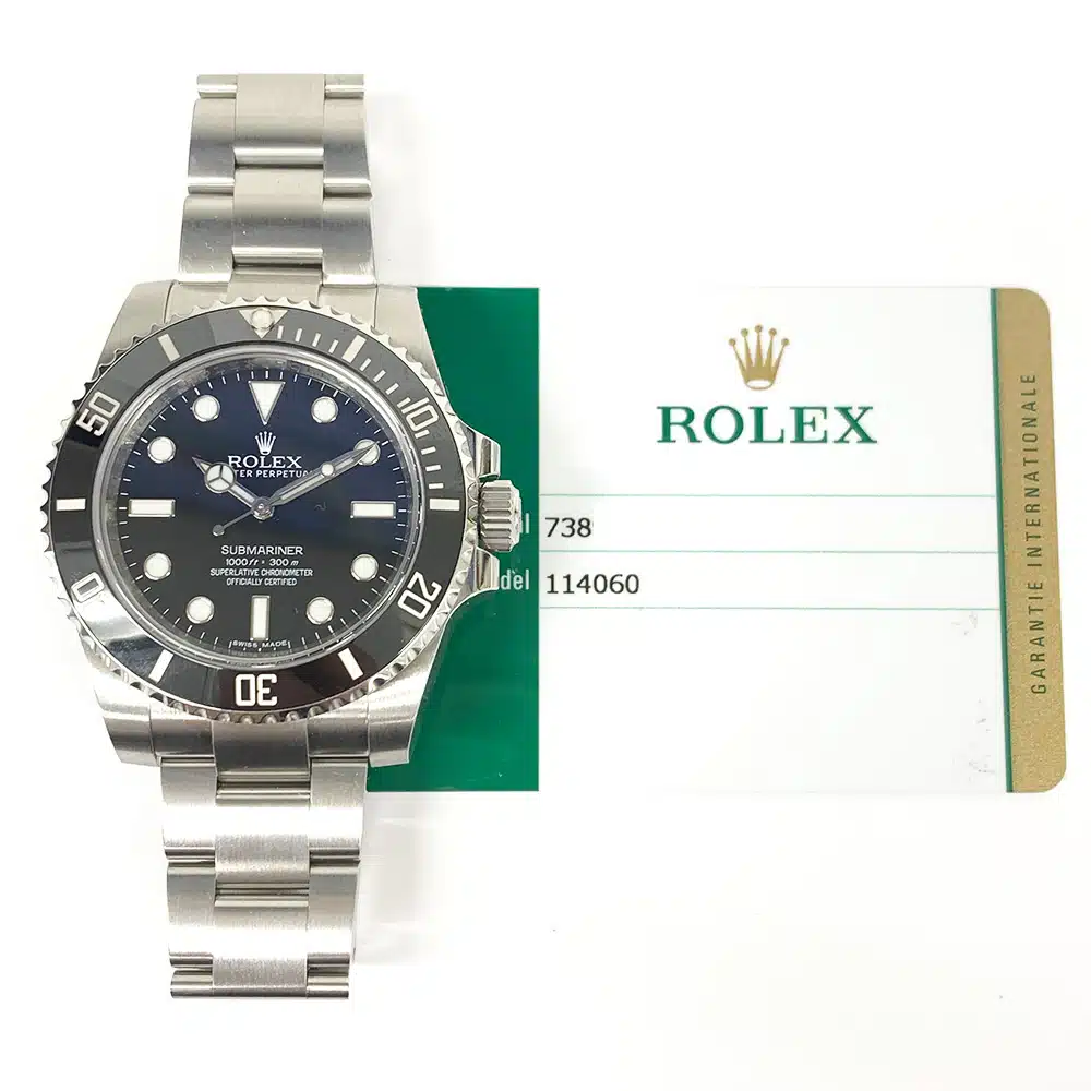 Rolex Submariner Oyster 114060 40mm Stainless Steel with Black Dial Watch 2015 – image 2