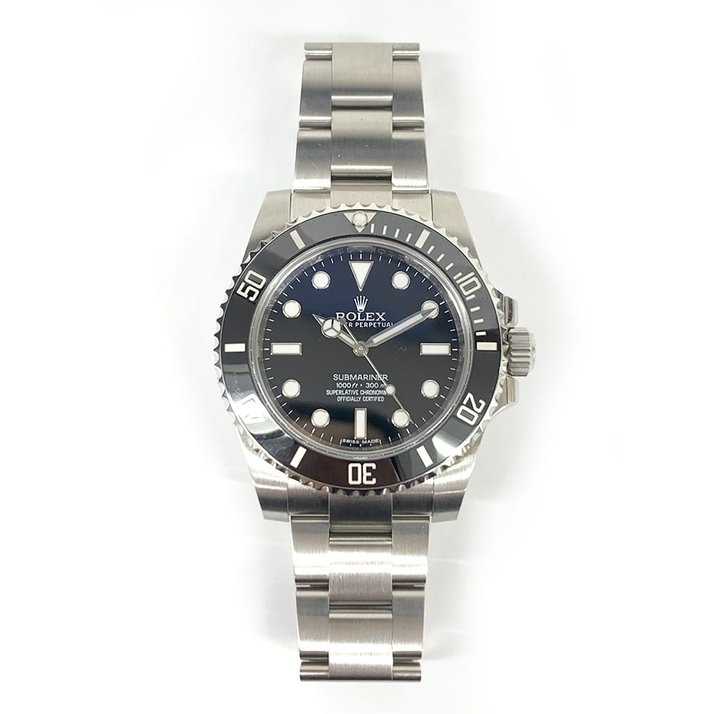 Rolex Submariner Oyster 114060 40mm Stainless Steel with Black Dial Watch 2015