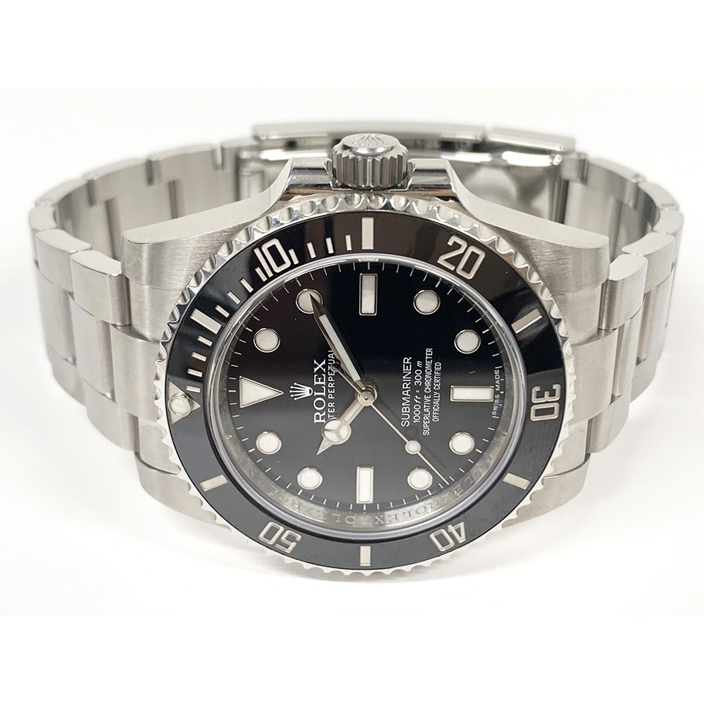 Rolex Submariner Oyster 114060 40mm Stainless Steel with Black Dial Watch 2015