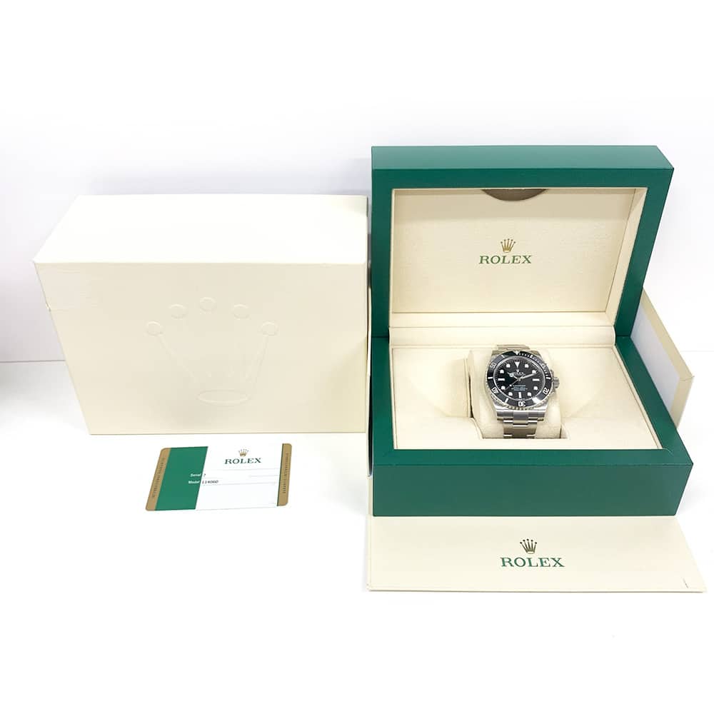 Rolex Submariner Oyster 114060 40mm Stainless Steel with Black Dial Watch 2015