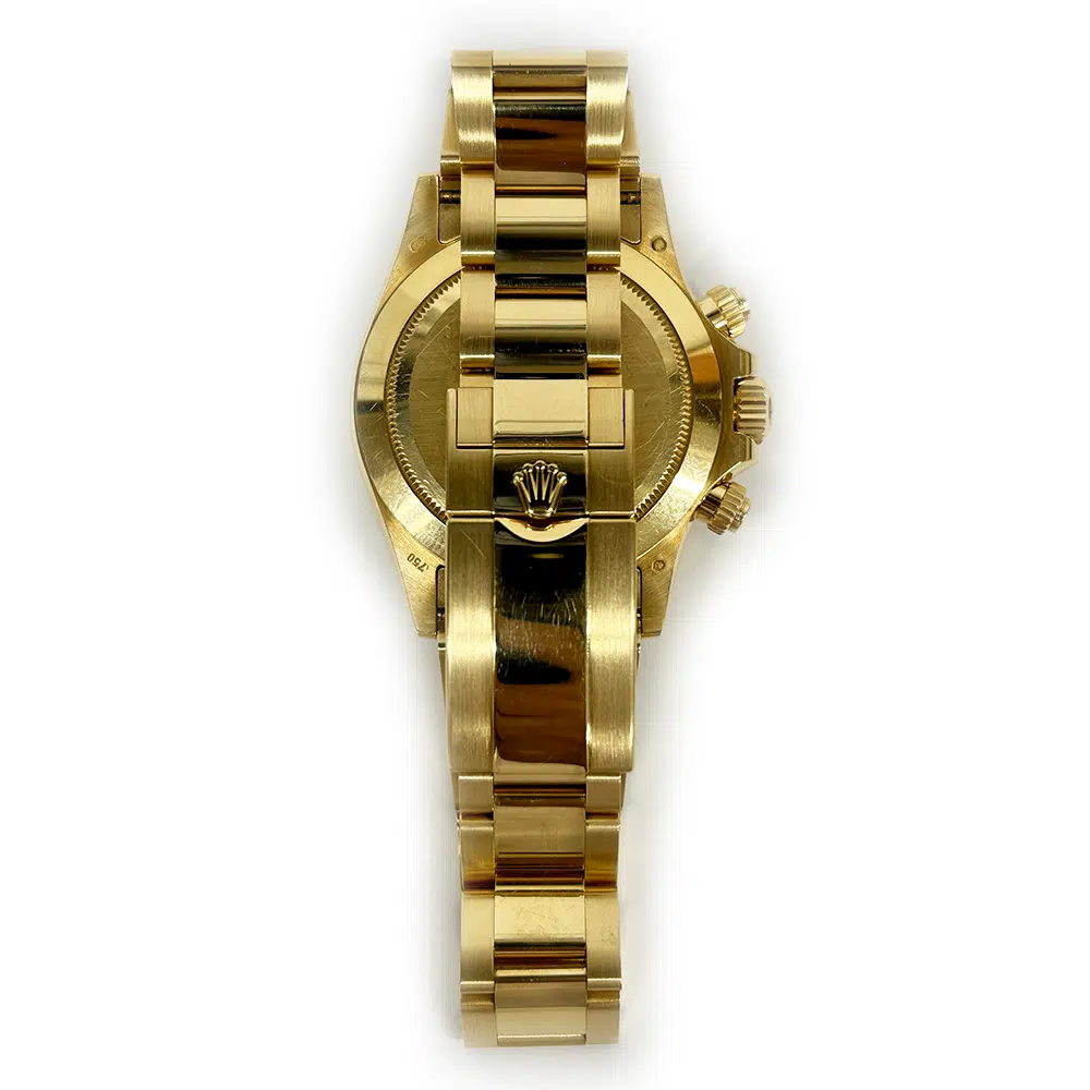 Rolex Daytona 116508 Oyster 40mm Yellow Gold Green Index Dial Watch 2018 – image 5