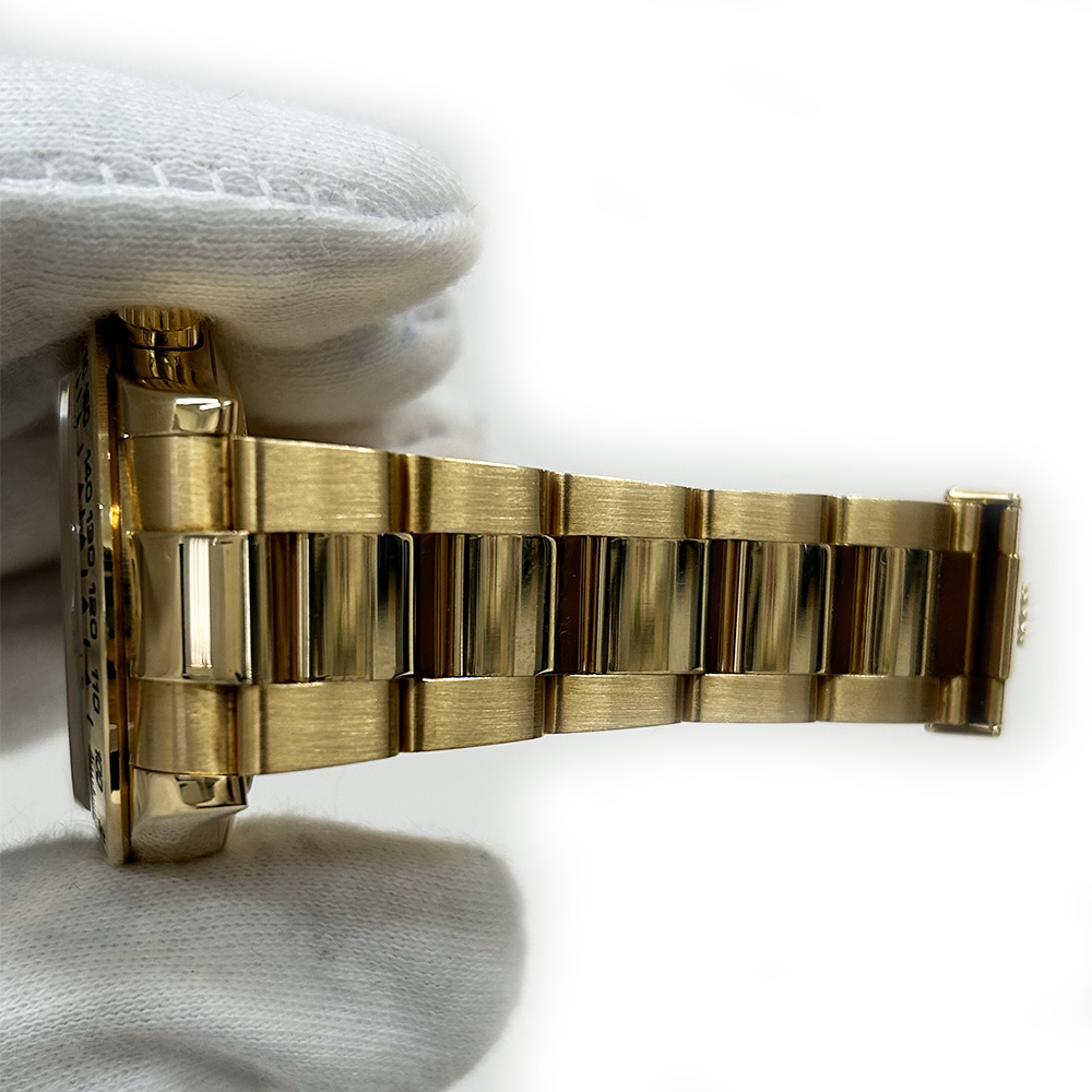 Rolex Daytona 116508 Oyster 40mm Yellow Gold Green Index Dial Watch 2018