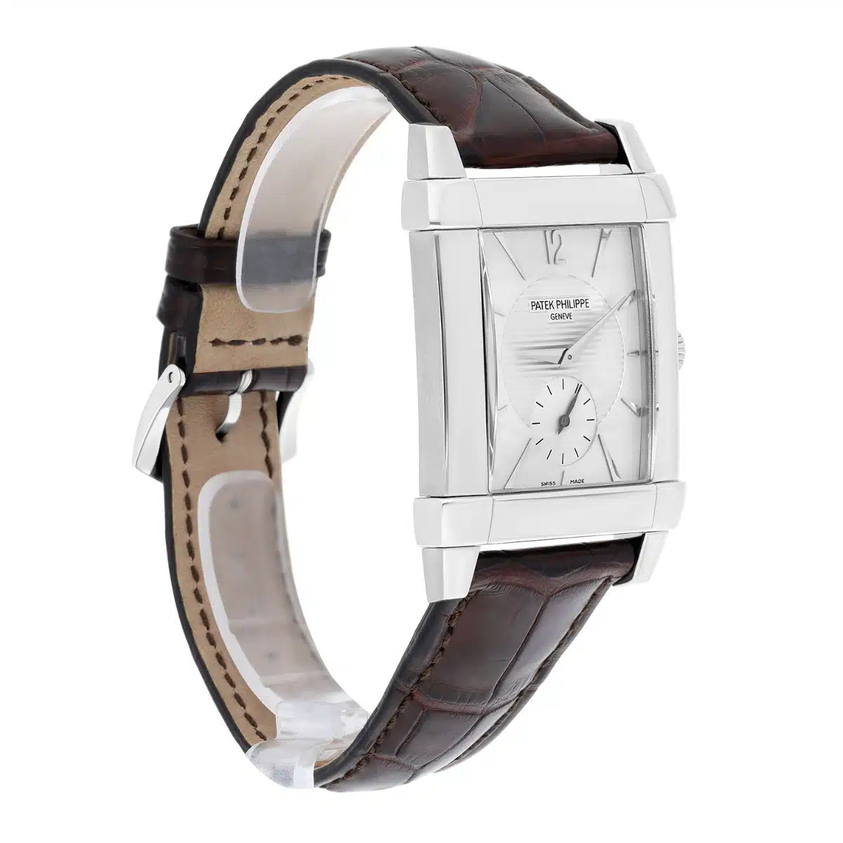 Patek Philippe 5111G Gondolo 18k White Gold Watch Silver Dial Mens Manual Watch – image 6