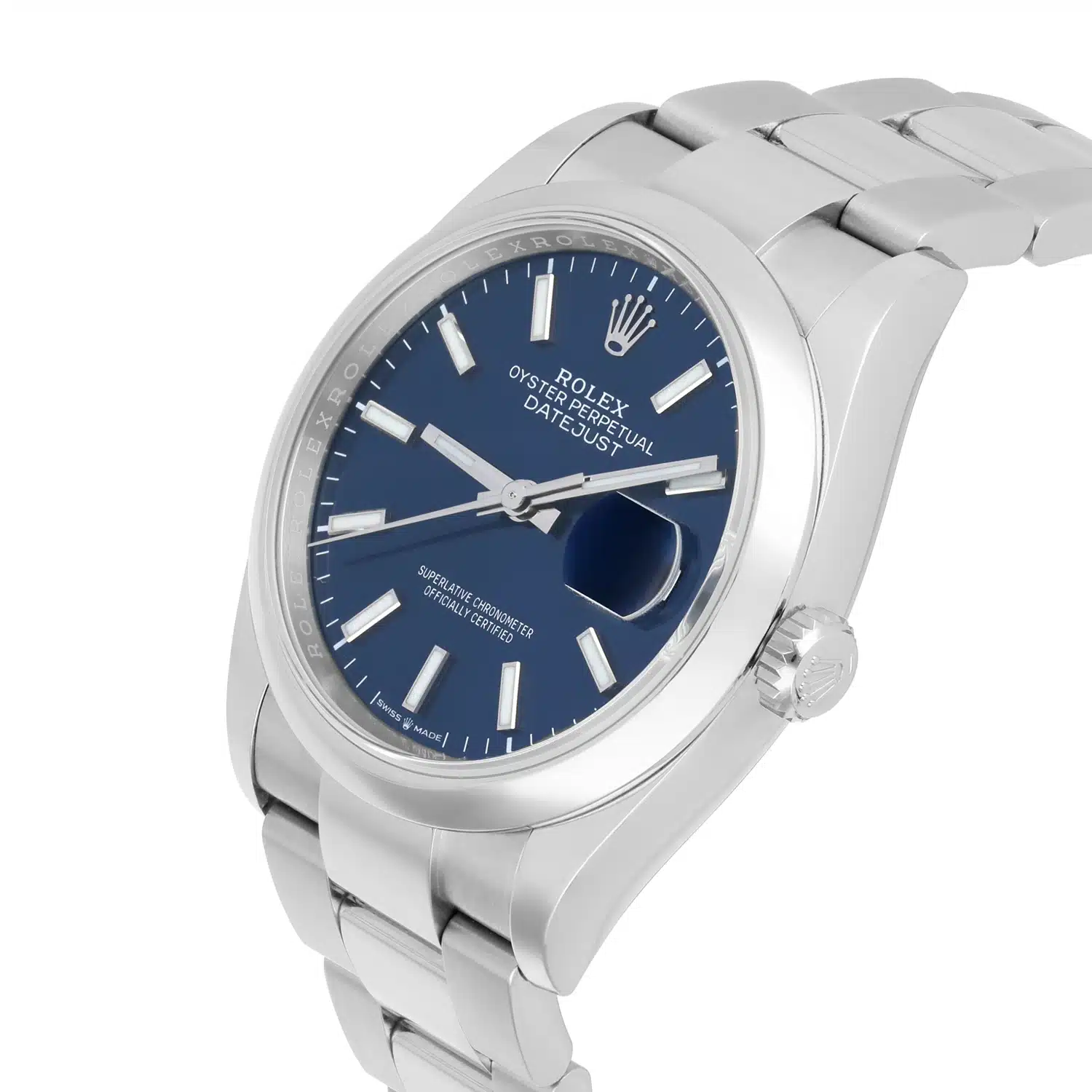 Rolex Datejust 36 126200 Blue Index Dial Oyster Bracelet COMPLETE MINT - 2021 – image 5