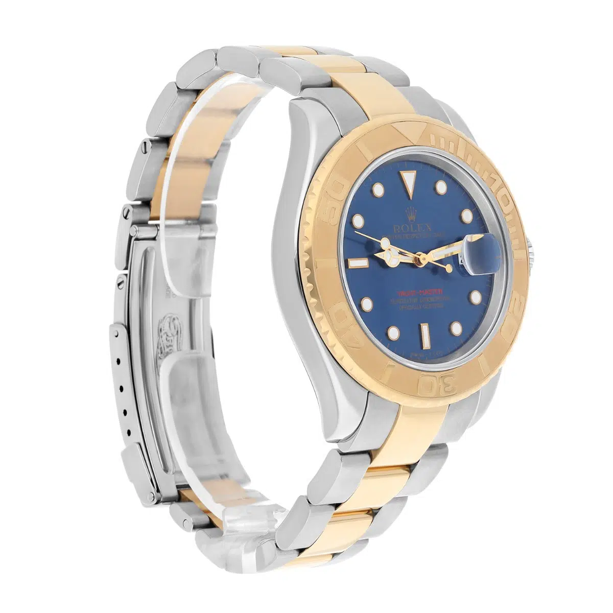Rolex Yacht-Master 40mm 18K Yellow Gold Stainless Steel Blue Dial 16623 – image 3