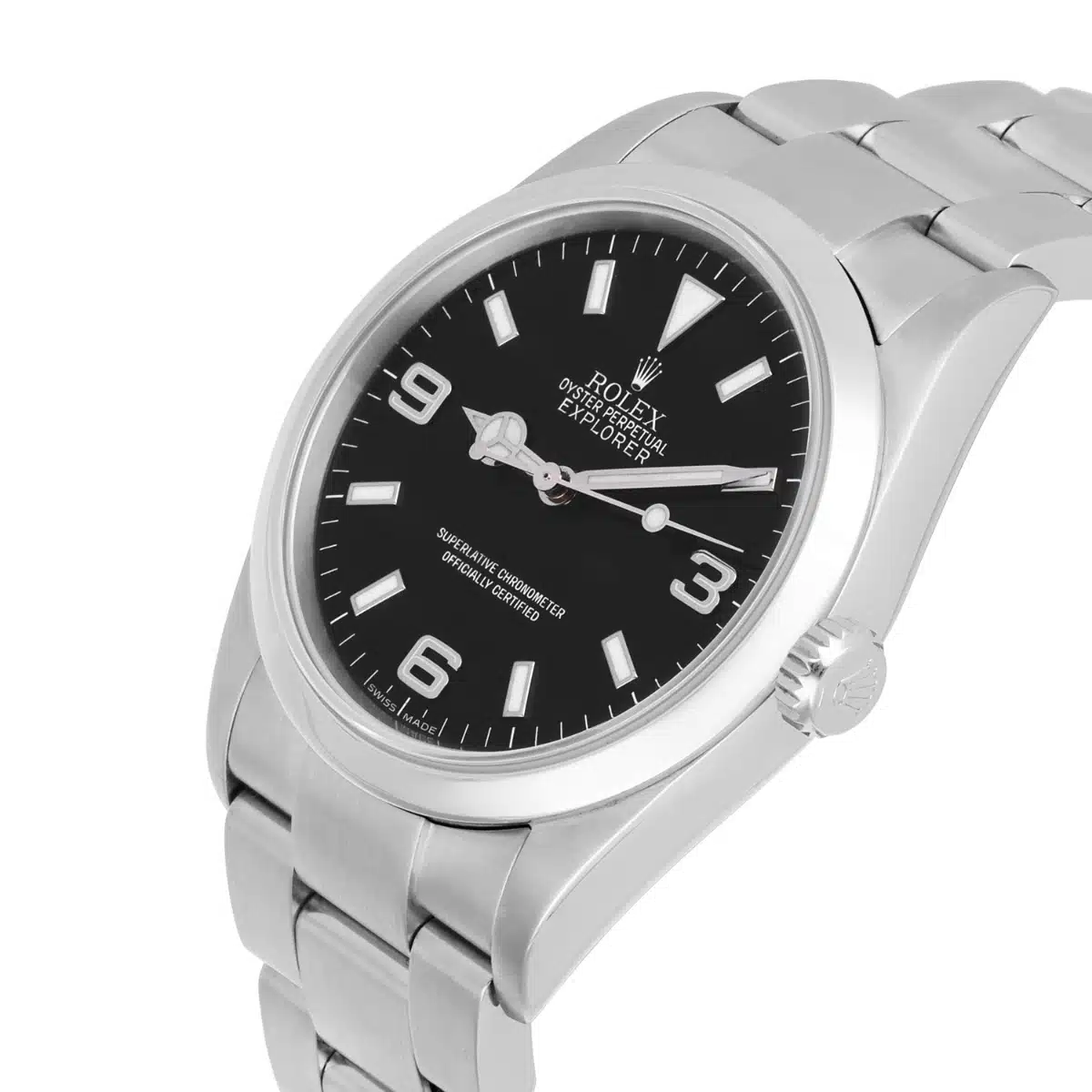 Rolex Explorer 114270 Black 36mm 3-6-9 Stainless Steel Oyster Bracelet – image 3