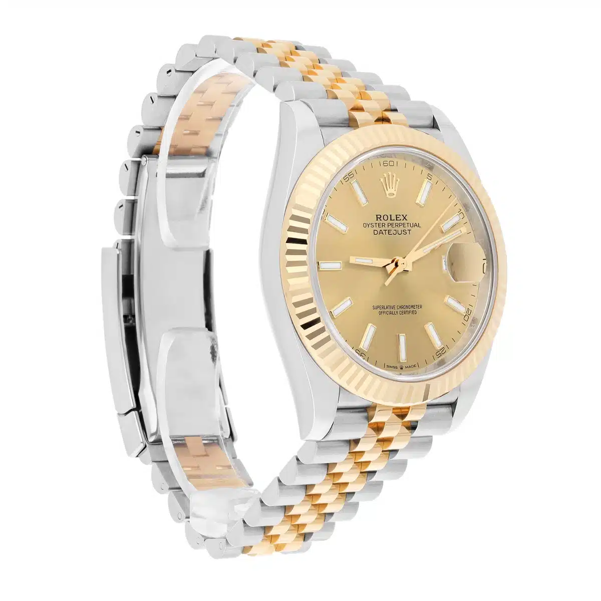 Rolex Datejust 126333-0010 41mm Champagne Index Dial 2tone Watch Jubilee Band 2022 – image 6