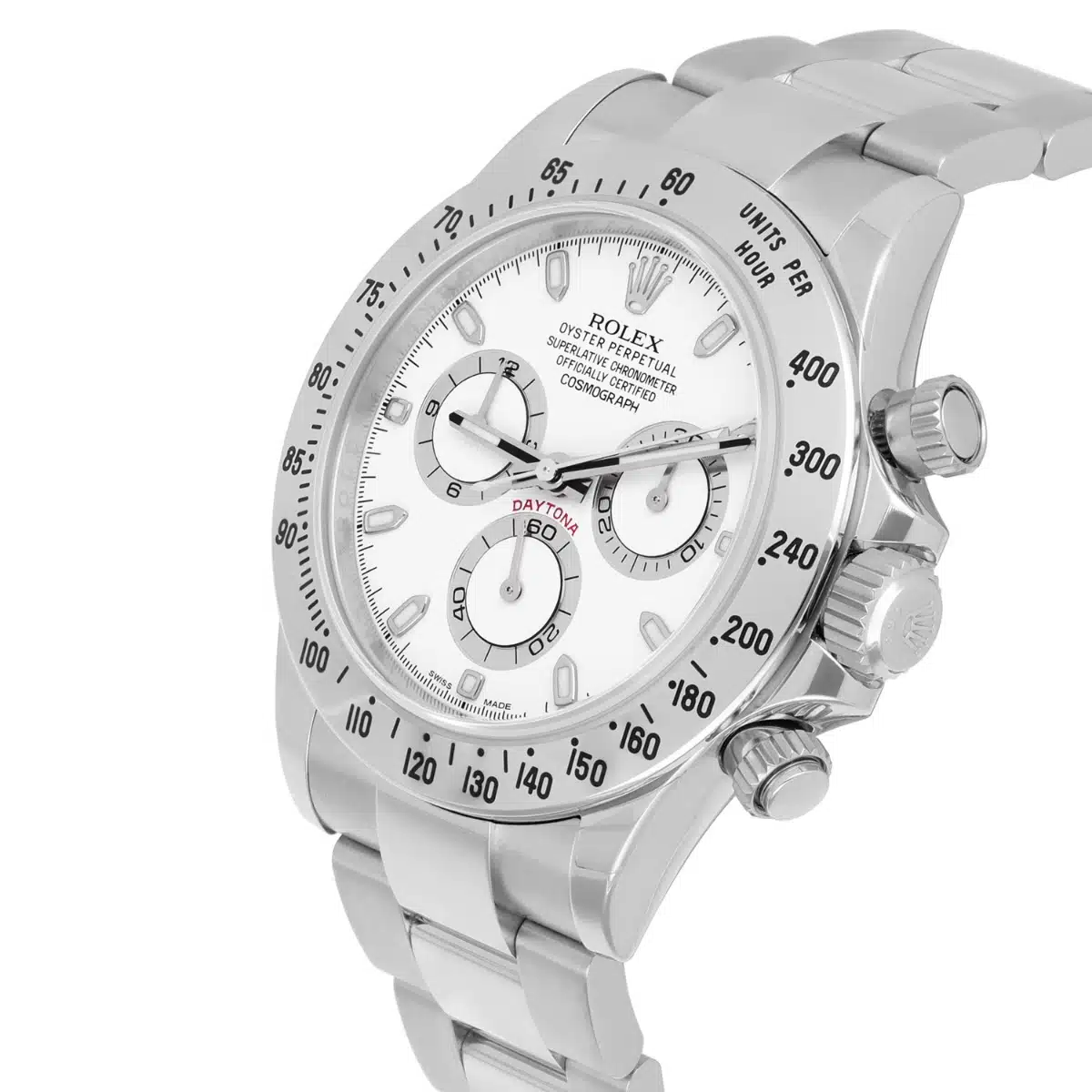 Rolex Cosmograph Daytona Stainless Steel 40mm White Dial Men's Watch 116520 B/P – image 3