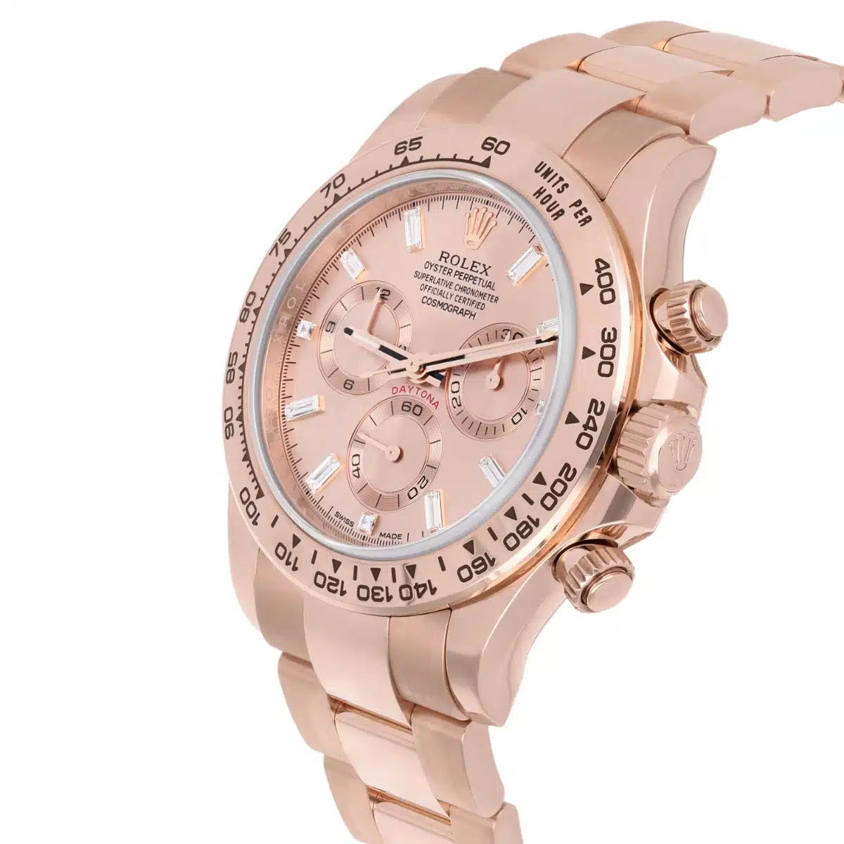 Rolex Cosmograph Daytona 116505-0017 Pink Diamond Dial 18K Rose Gold Box/Papers – image 3