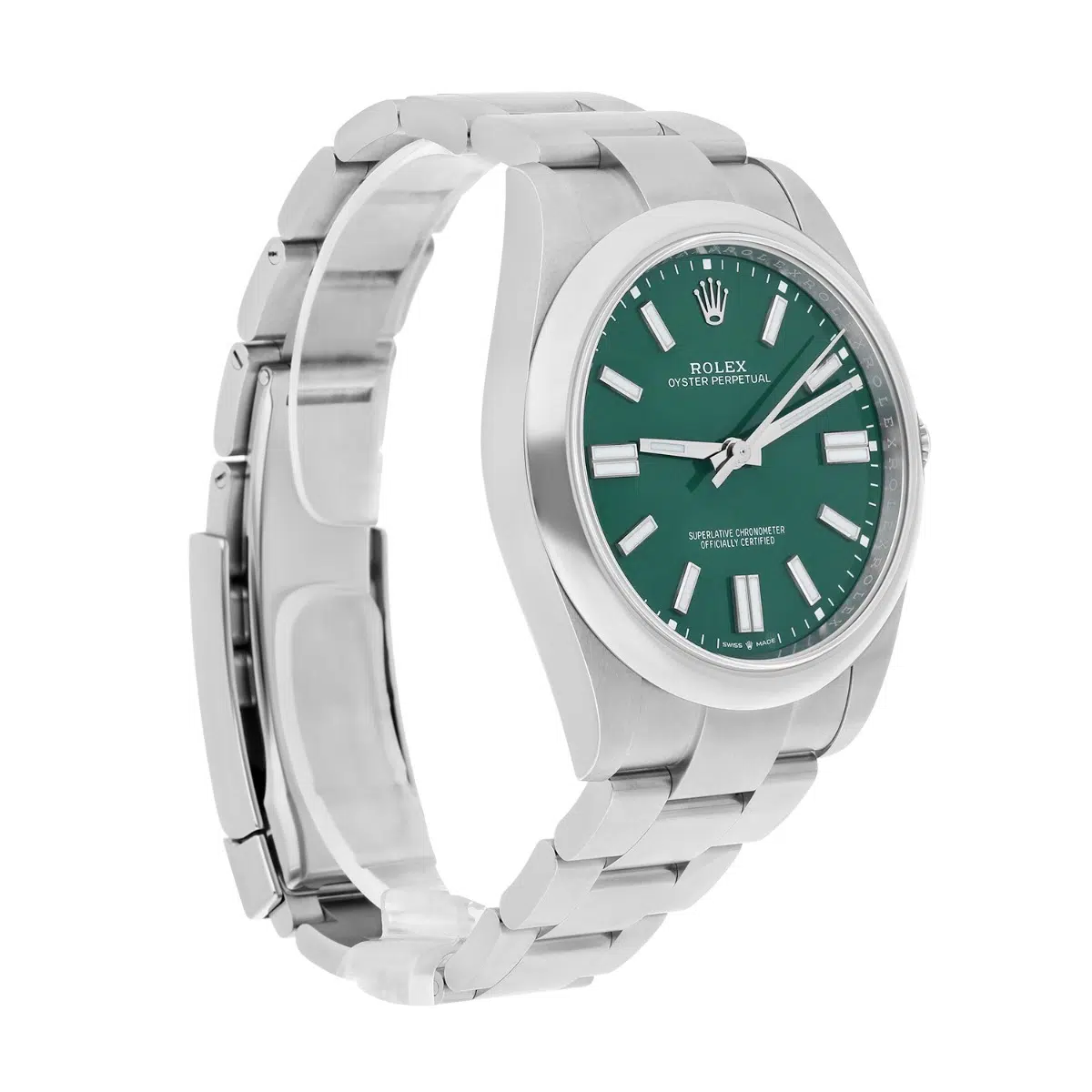 Rolex Oyster Perpetual 41mm 124300-0005 Green Dial Never Worn 2024 Box And Papers – image 3