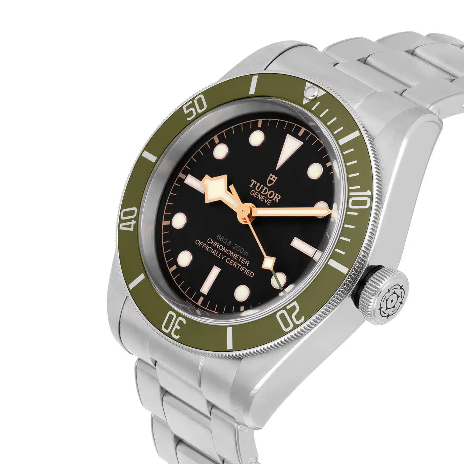 Tudor Black Bay Harrods 79230G Green Bezel Men's Automatic Dive Watch – image 4