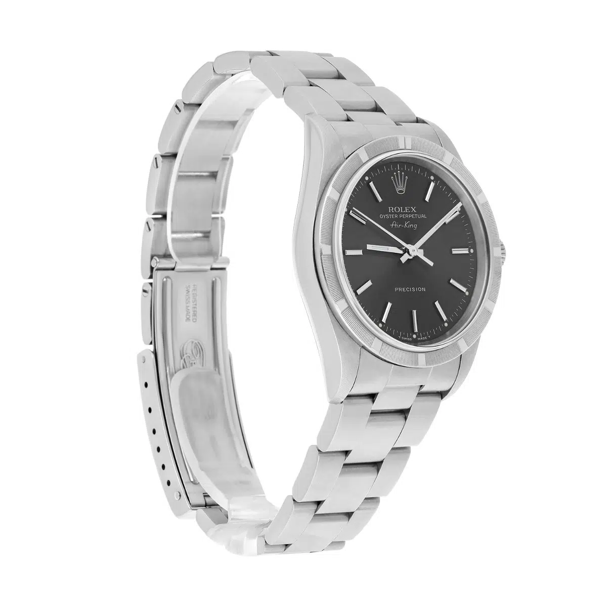 Rolex Air-King 34mm 14010 Grey Dial Stainless Steel Oyster Watch Circa 1991 – image 4