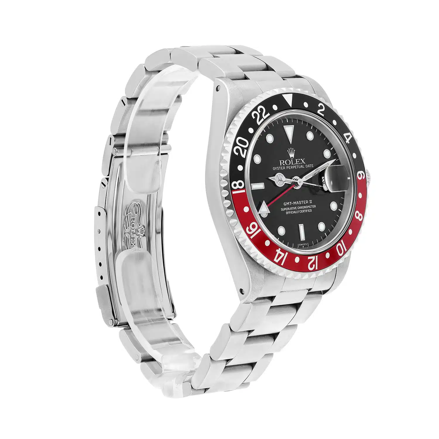 Rolex GMT-Master II "Coke" 16710 Stainless Steel Mens Watch Complete – image 3