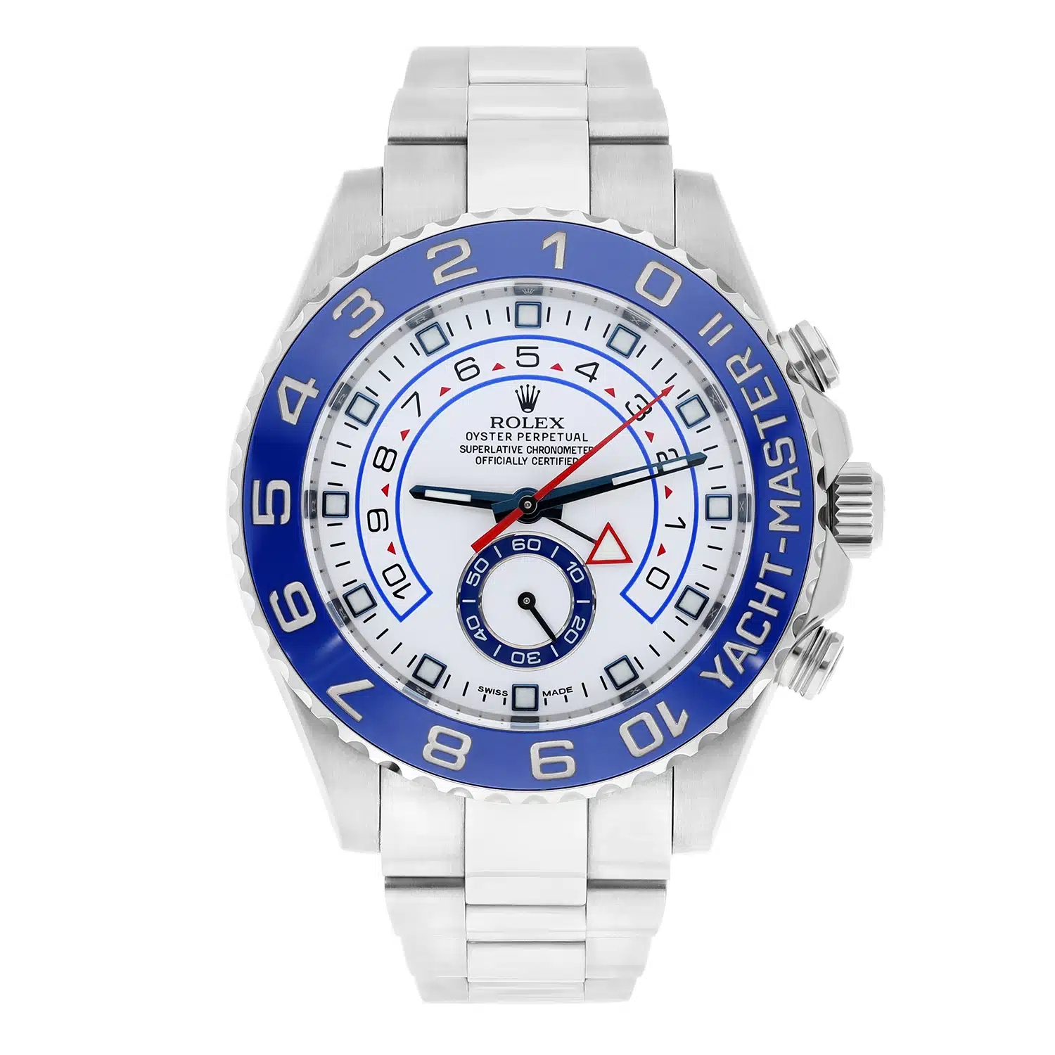 Rolex Yacht-Master II 44mm Oyster Perpetual Ceramic Blue Steel Mens Watch 116680 – image 3