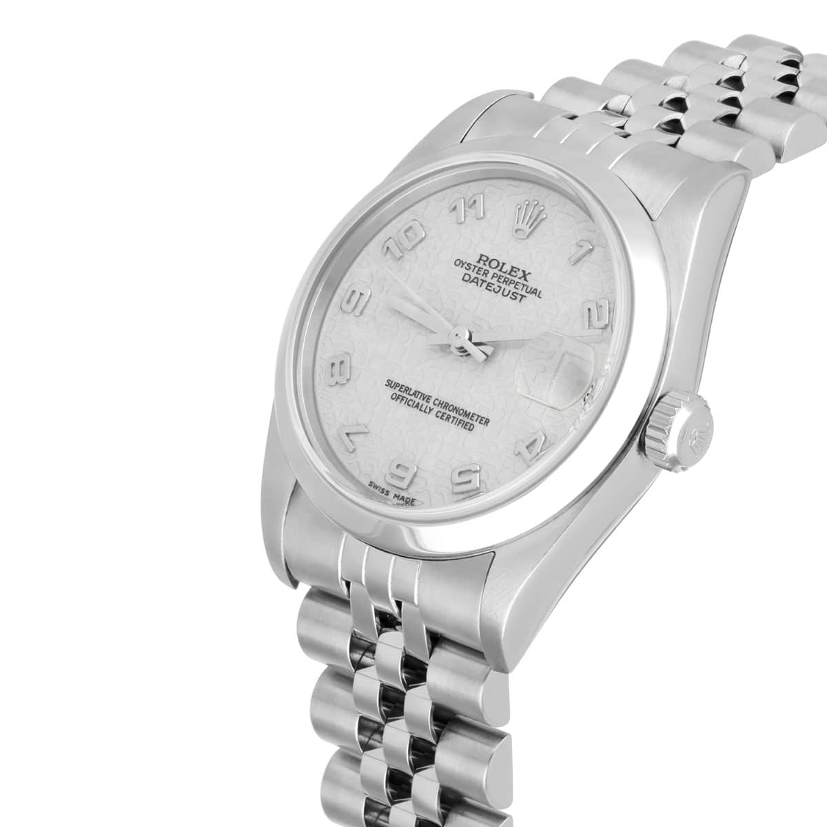 Rolex Datejust 31mm 78240 Silver Arabic Dial Stainless Steel Watch Circa - 1999