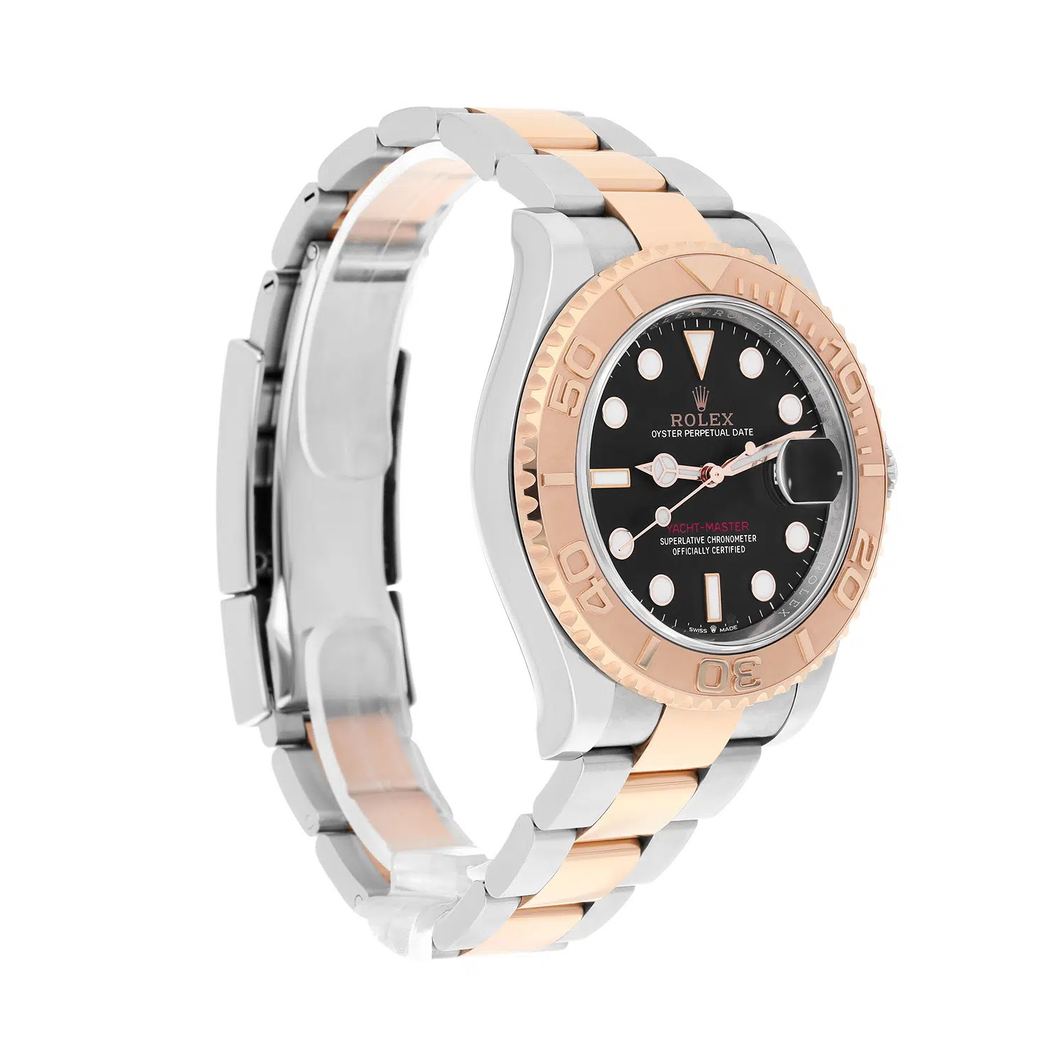 Rolex Yacht-Master 40 Two Tone Rose Black Dial Men's Watch 126621 Complete – image 3