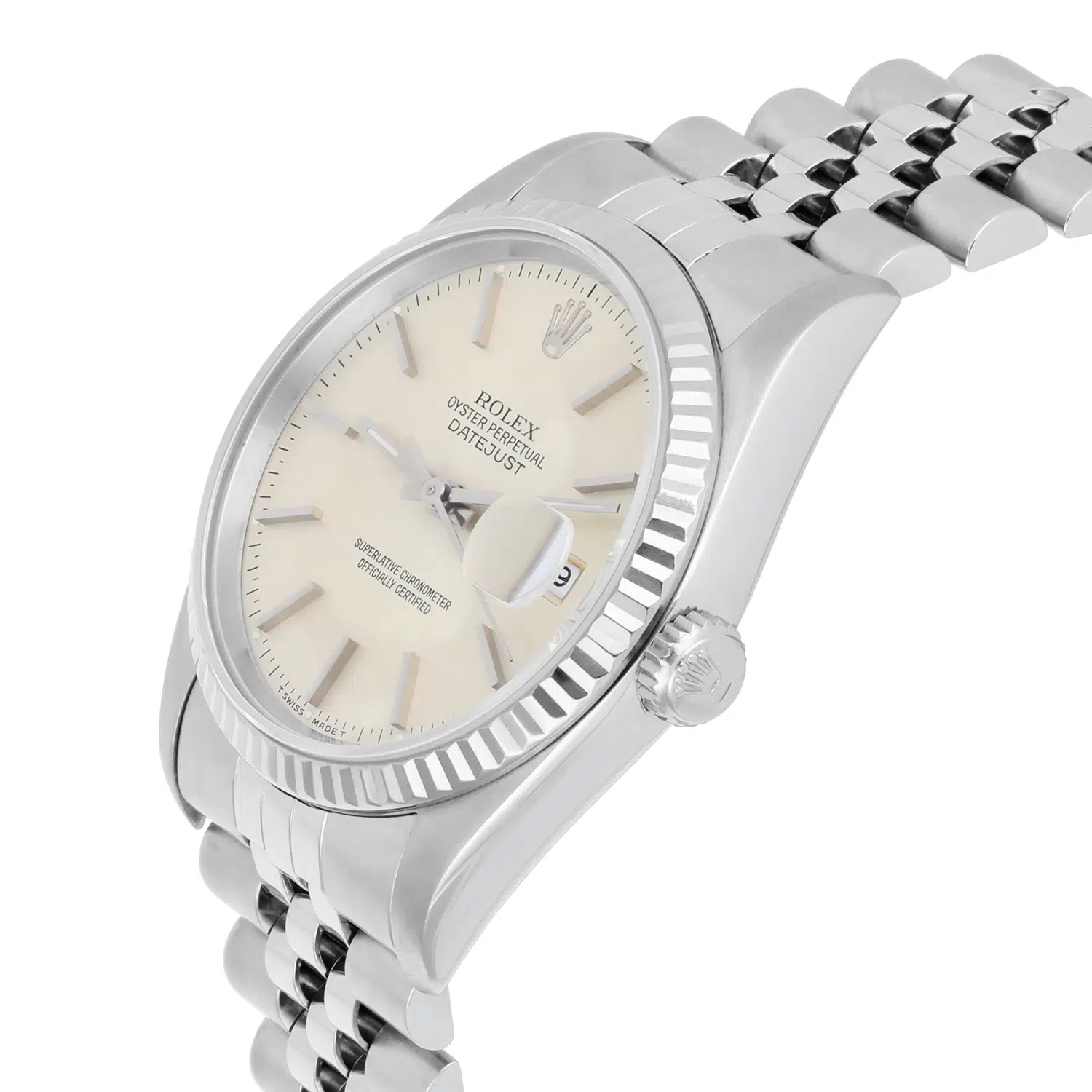Rolex Datejust 36mm Stainless Steel 16234 Silver Dial, Jubilee Circa - 1993 – image 6