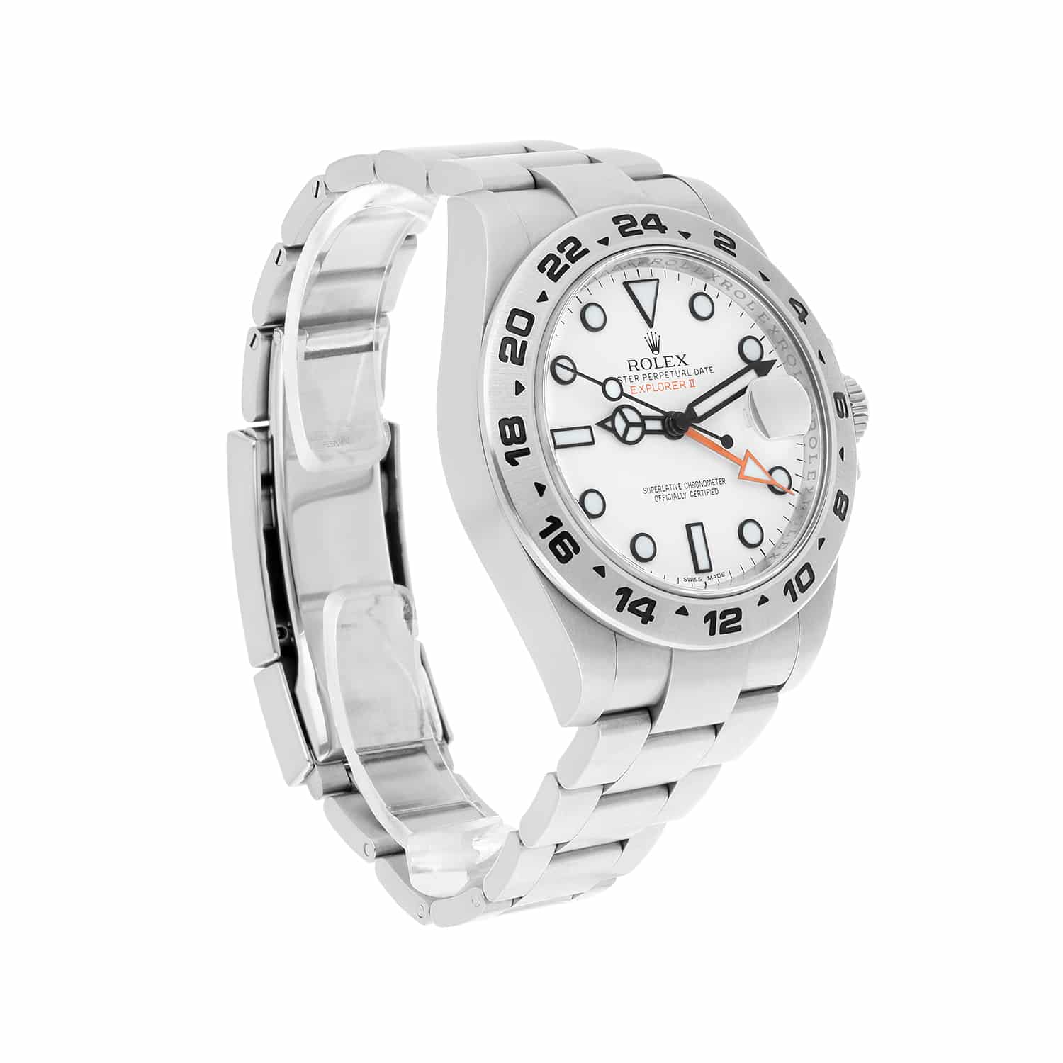 Rolex Explorer II 42mm Oyster 216570 Stainless Steel Watch White Dial Complete