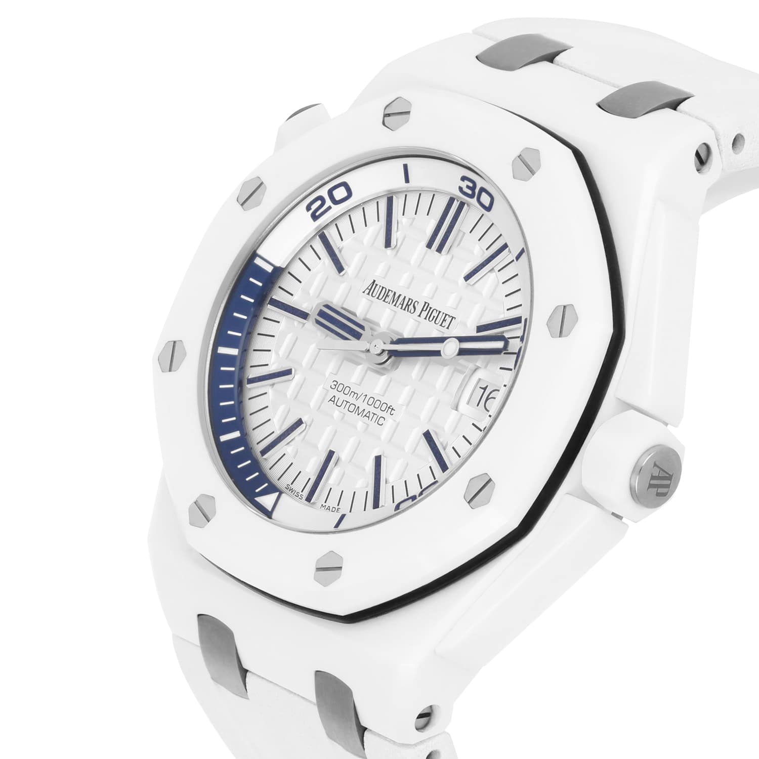Audemars Piguet Royal Oak Offshore Diver 15707CB.OO.A010CA.01 Ceramic Watch Never Worn