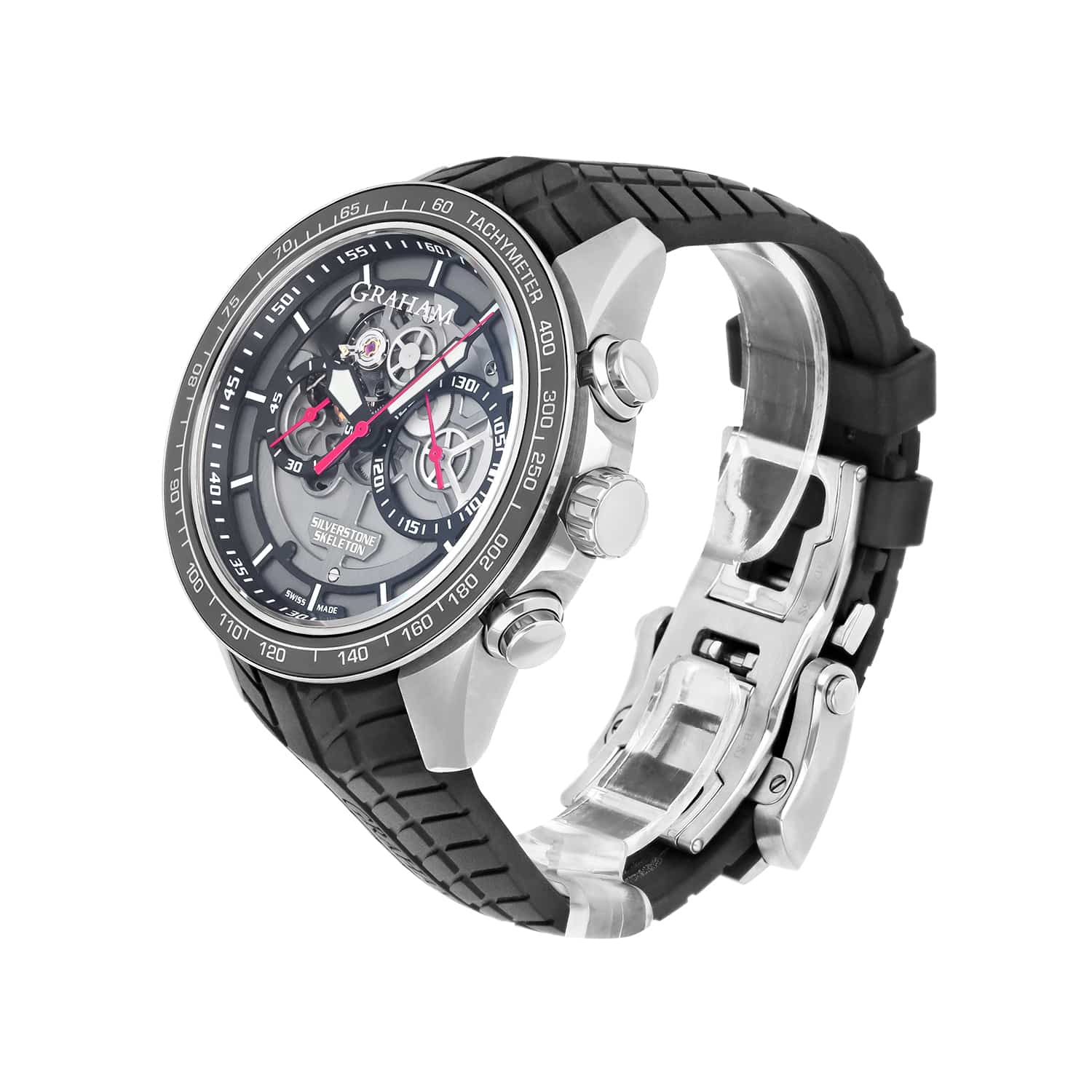 Graham Silverstone RS Skeleton Red Automatic Men's Limited Edition Watch 2STAC1.B01A.K89F