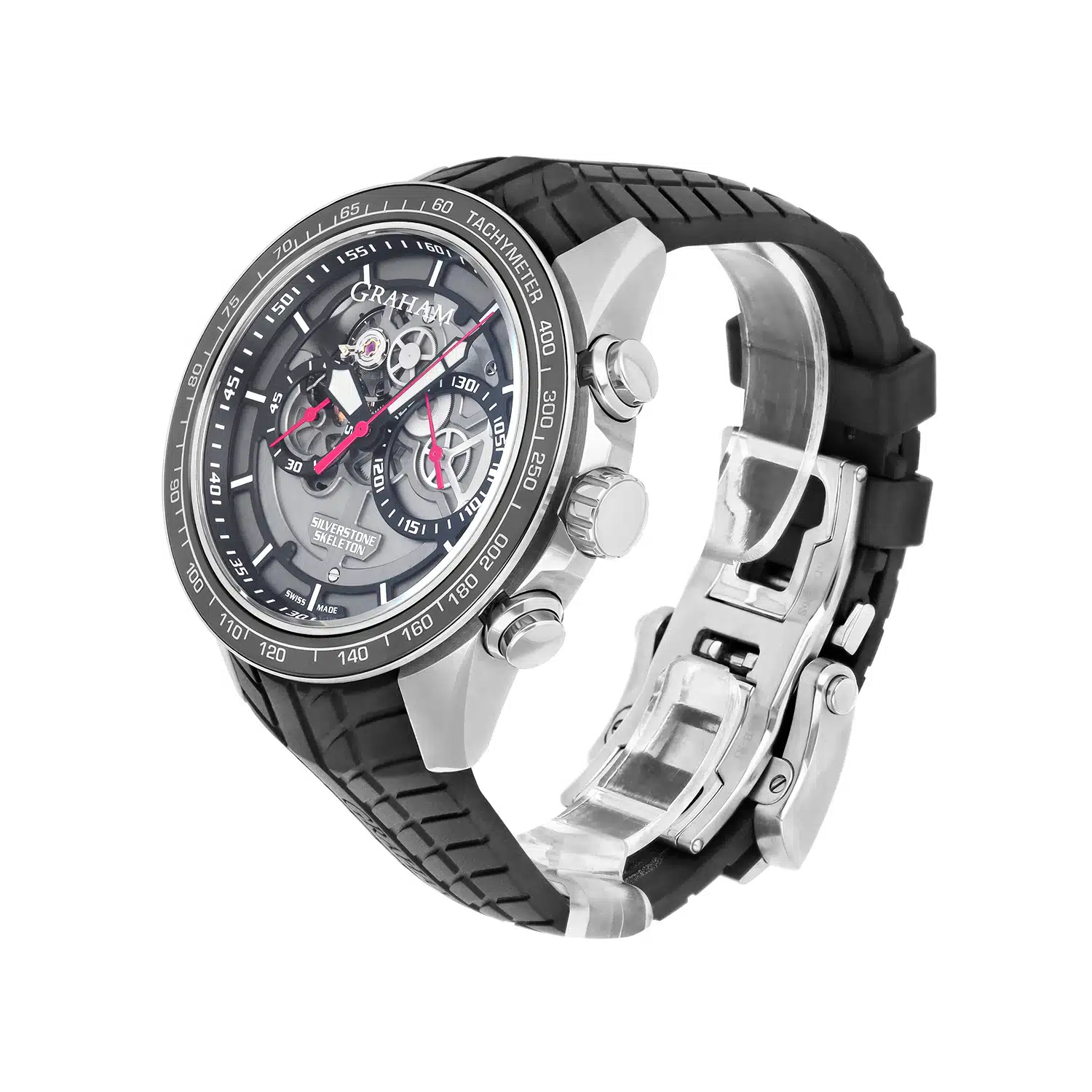 Graham Silverstone RS Skeleton Red Automatic Men's Limited Edition Watch 2STAC1.B01A.K89F – image 4