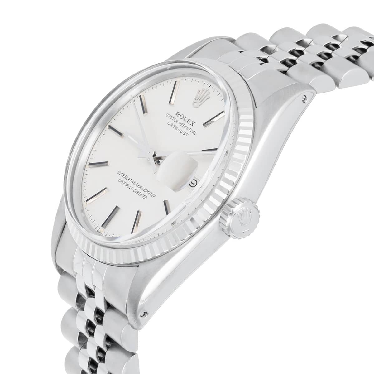 Rolex Datejust 36mm Stainless Steel 16014 Silver Index Dial, Jubilee Circa 1979