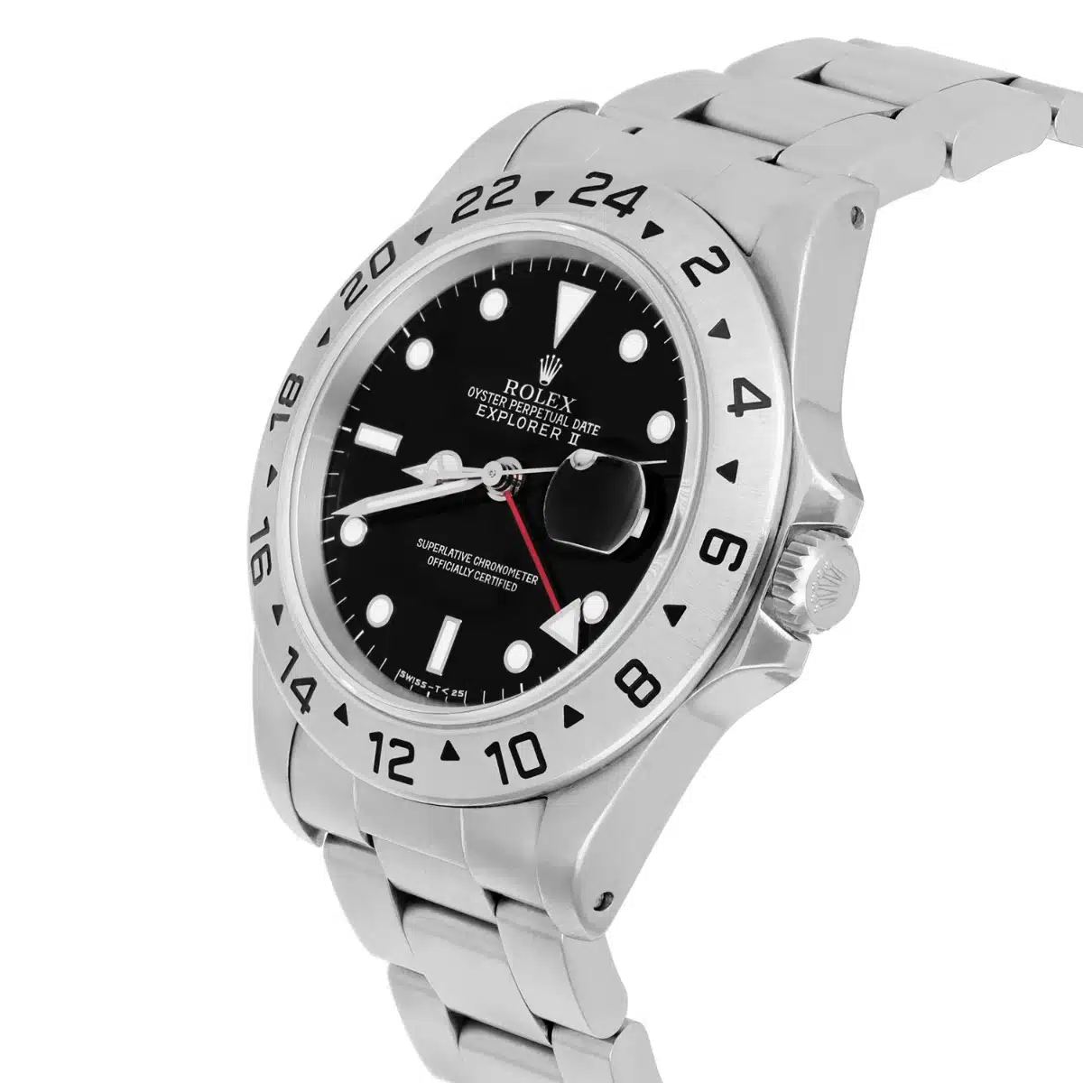 Rolex Explorer II 16570 40mm Stainless Steel Black Dial Men's Watch Year 1997 – image 3