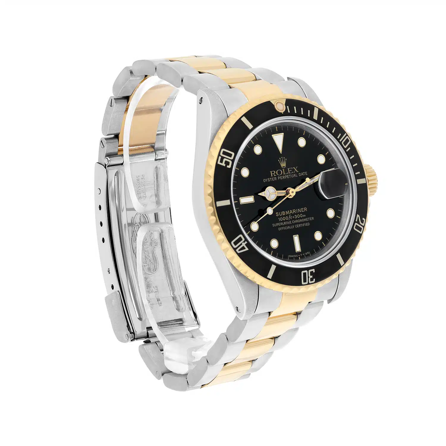 Rolex Submariner 40mm 2tone Yellow Gold/Stainless Steel Watch 16803 Circa 1987 – image 4