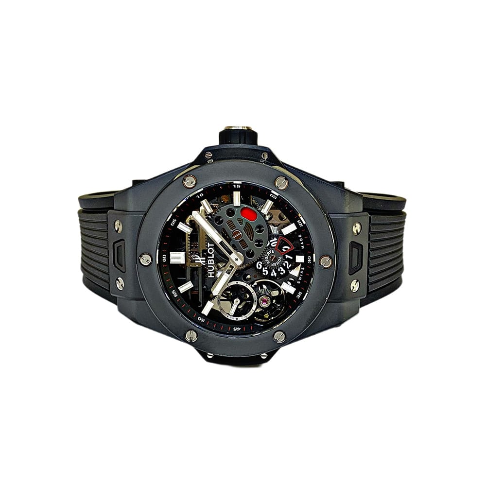 Hublot Big Bang Meca-10 414.CI.1123.RX Black Ceramic with Black Rubber Watch