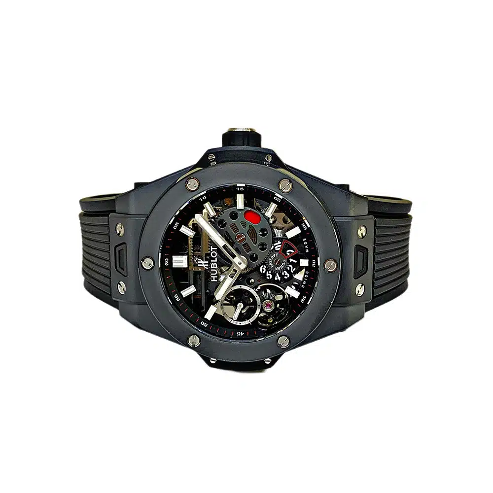 Hublot Big Bang Meca-10 414.CI.1123.RX Black Ceramic with Black Rubber Watch – image 3