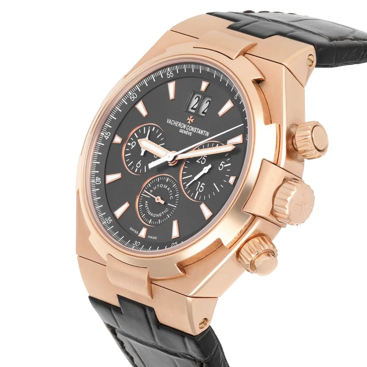 Vacheron Constantin Overseas 49150/000R-9338 Automatic Rose Gold Mens Watch Date – image 3
