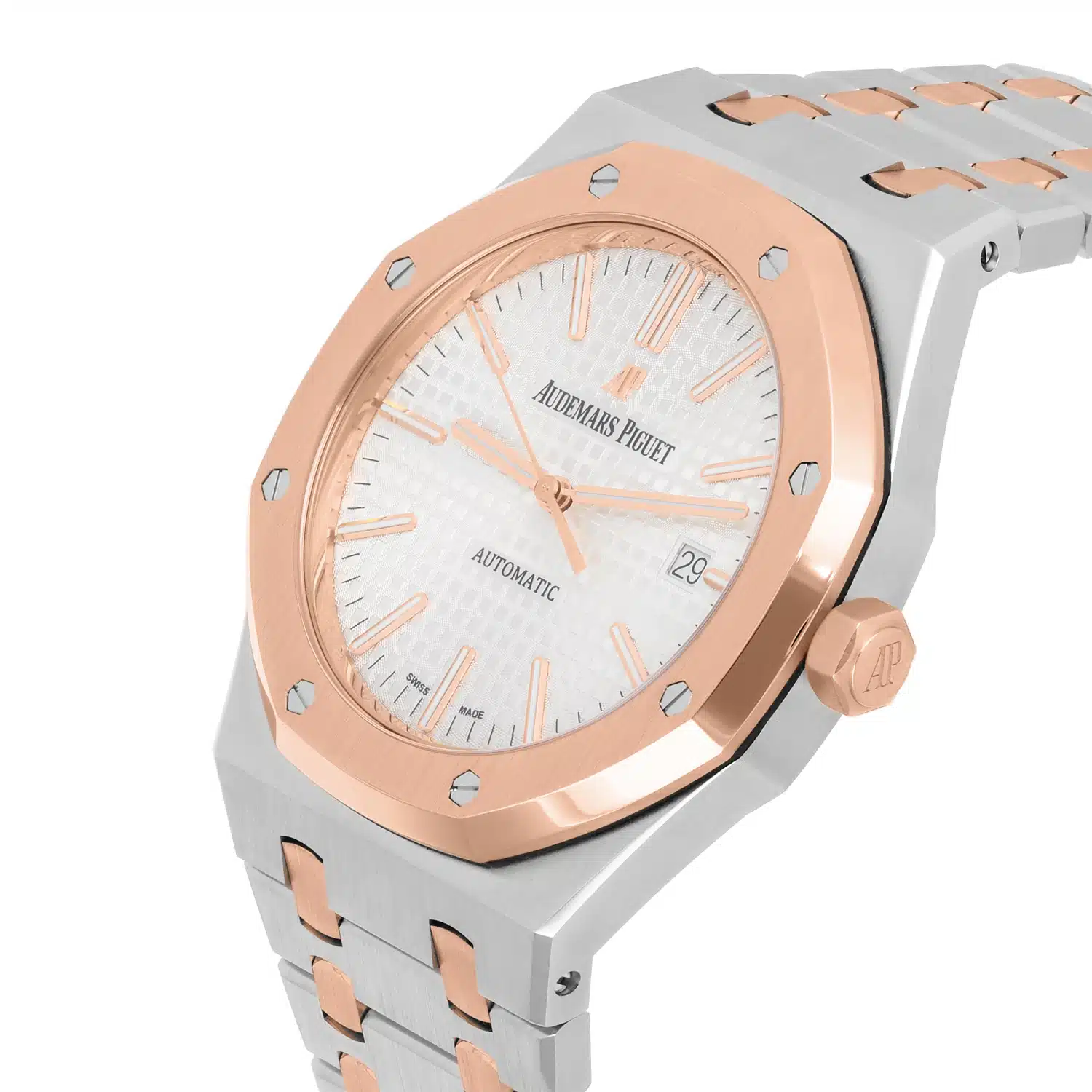 Audemars Piguet Royal Oak Selfwinding 15400SR.OO.1220SR.01 Rose Gold & Stainless Steel Watch – image 3