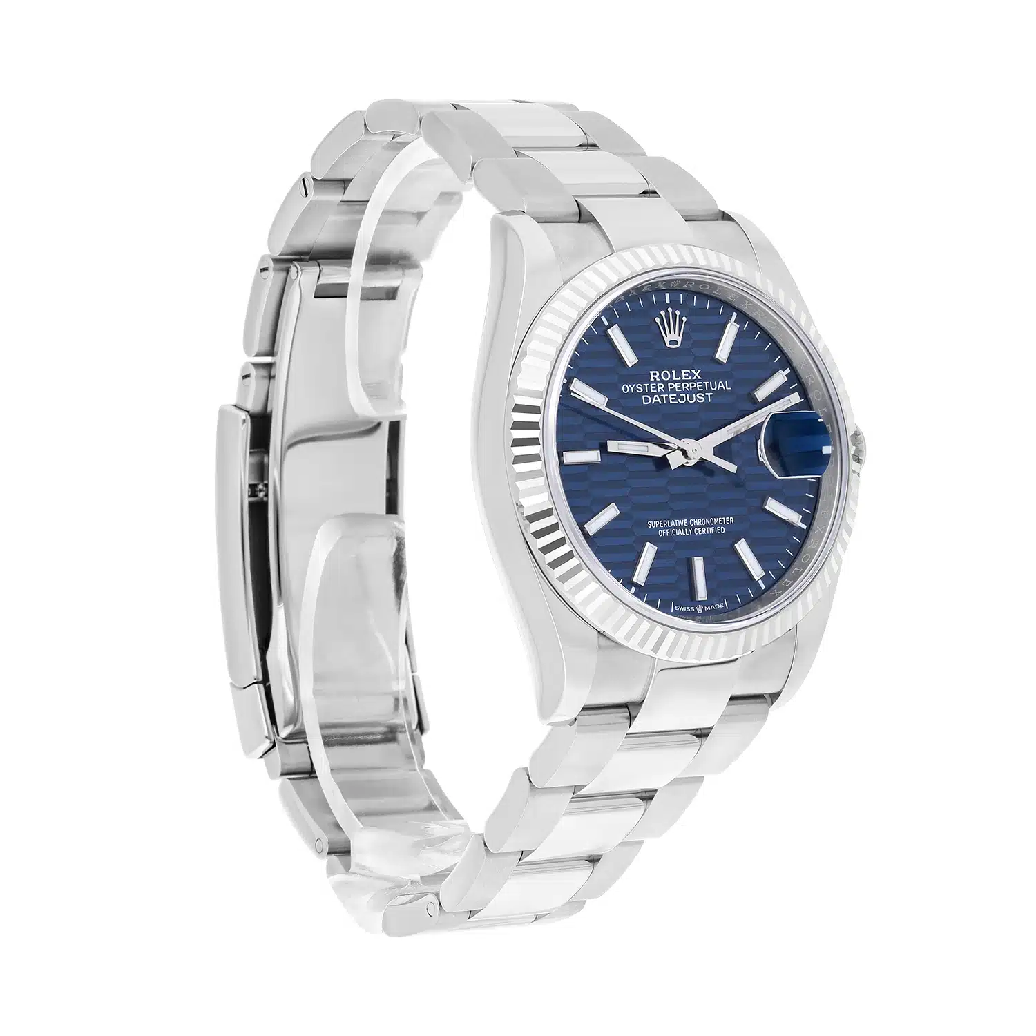 Rolex 126234-0050 Datejust 36mm Stainless Steel Blue Motif Dial Watch New 2024 – image 3