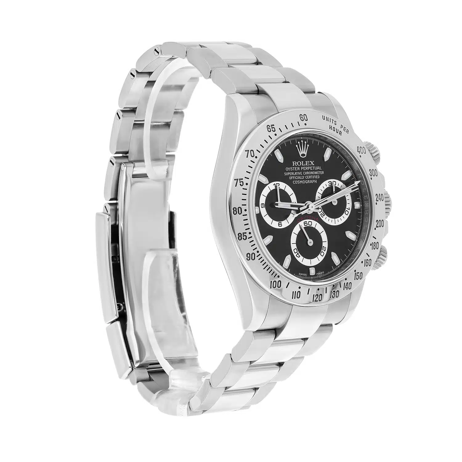 Rolex Cosmograph Daytona 40mm 116520 Black Dial Stainless Steel Men's Watch – image 3