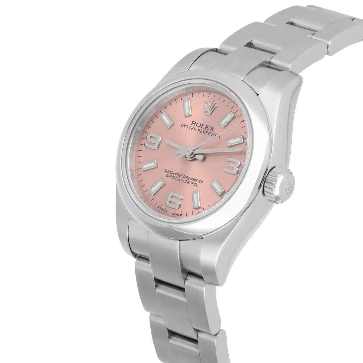 Rolex No-Date 176200 Salmon Dial 26mm Stainless Steel Ladies Watch – image 3