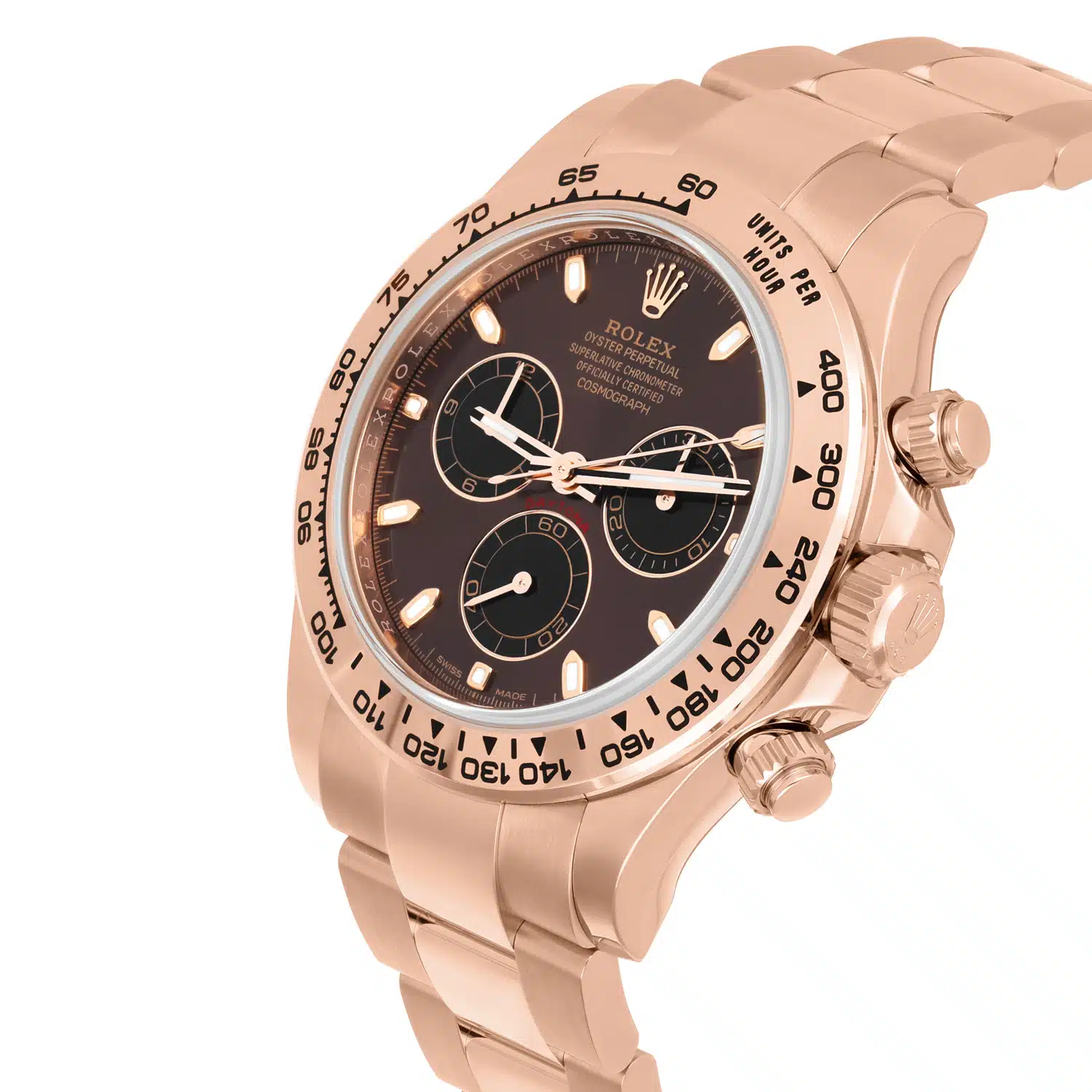 Rolex Cosmograph Daytona 116505 18K Rose Gold Watch Chocolate Dial Mint 2022 – image 4