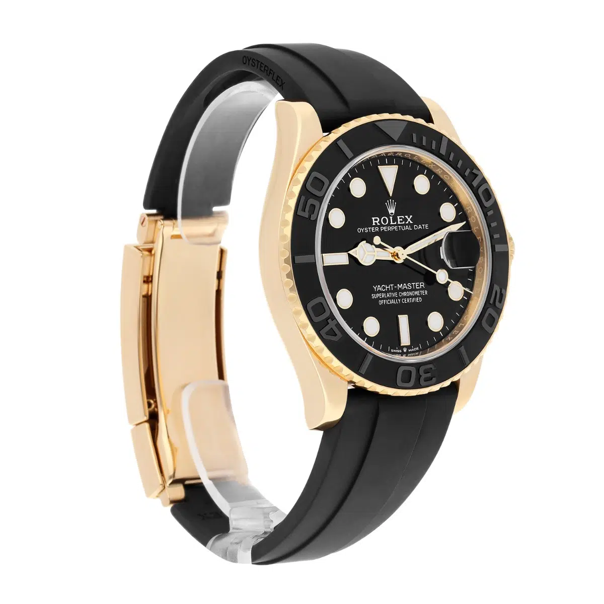 Rolex Yacht-Master Yellow Gold Oysterflex 42mm 226658 Mint – image 3