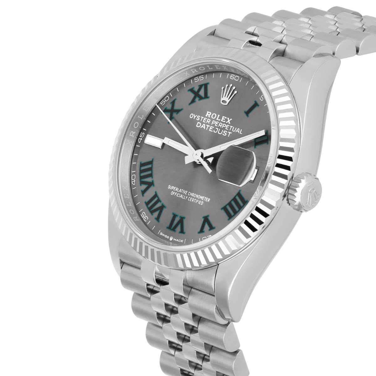 Rolex Datejust 126234 Steel 36mm Wimbledon Dial Jubilee Bracelet 2022 Box/Papers