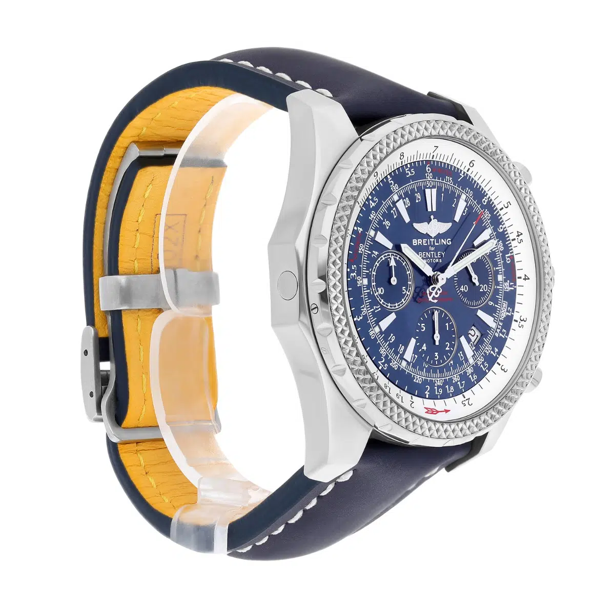 Breitling for Bentley Motors Blue Dial, Blue Strap Stainless Steel Watch A25362 – image 4