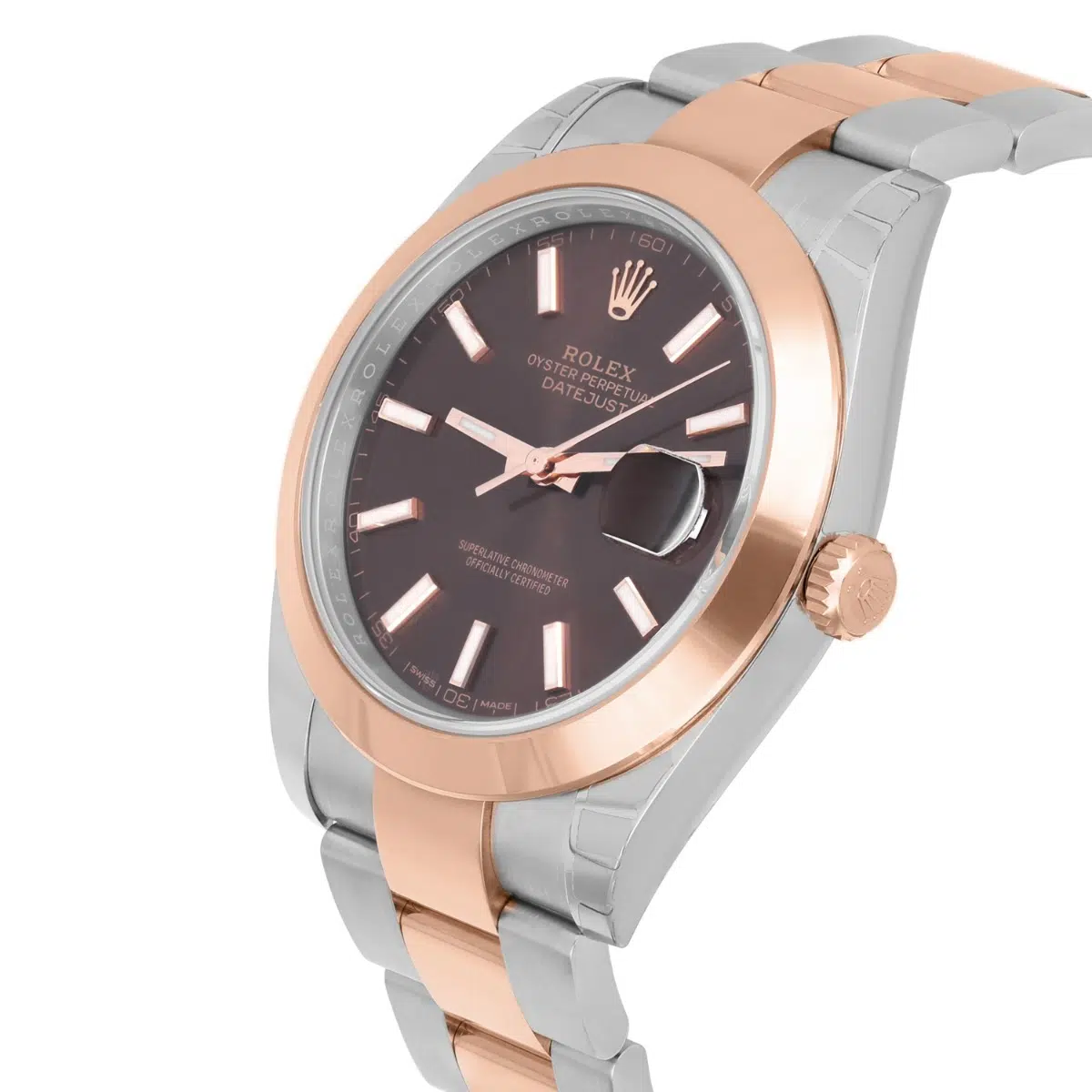 Rolex Datejust 41mm 126301 Stainless Steel/Rose Gold Jubilee Mens Watch – image 3