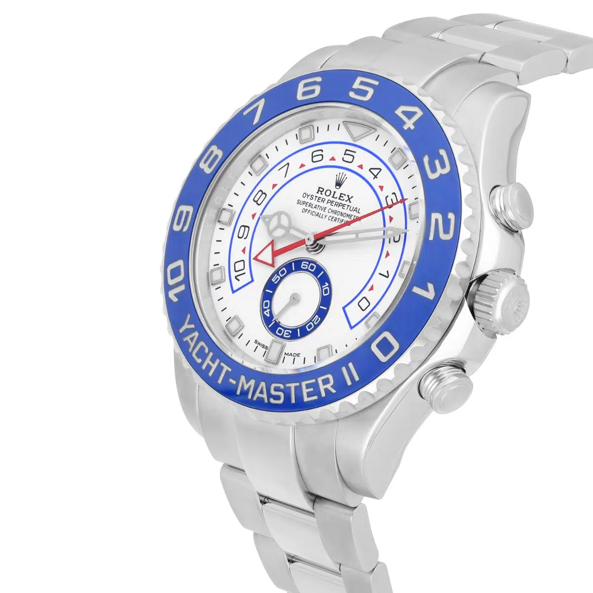 Rolex Yacht-Master II 44mm Steel White Dial Automatic Mens Watch 116680 - 2021 – image 3