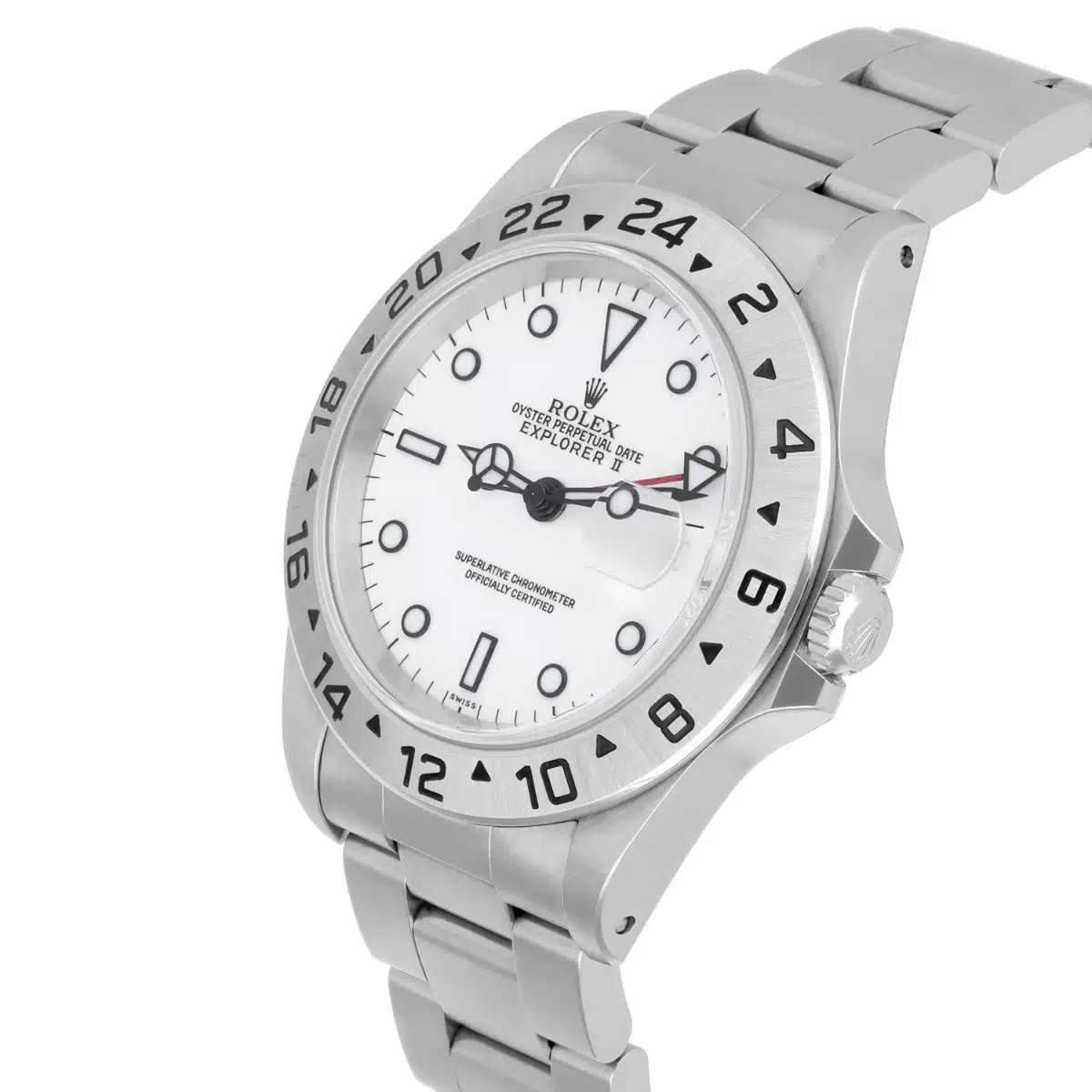 Rolex Explorer II 16570 40mm Stainless Steel White Dial Men's Watch 2001 – image 3