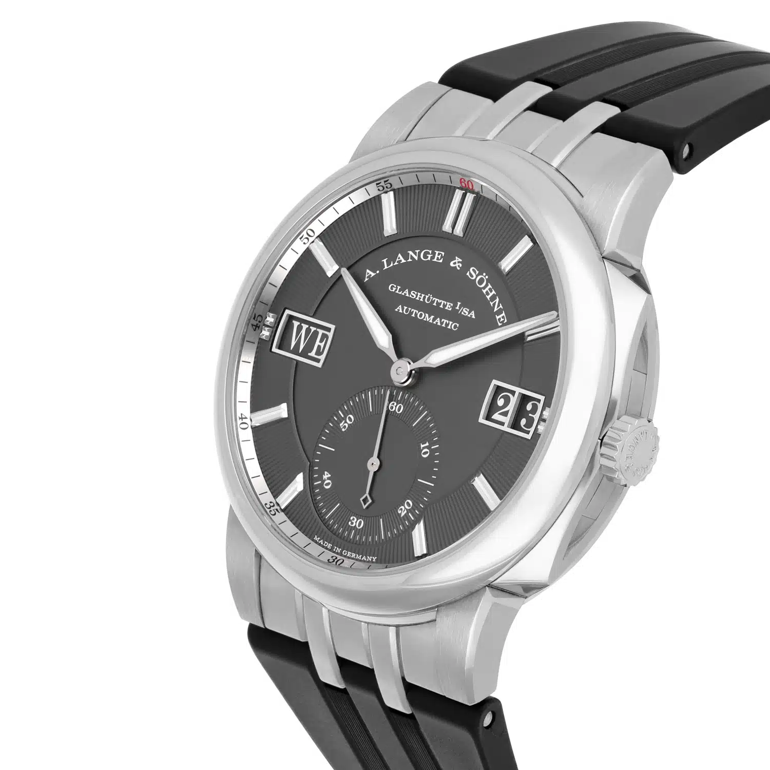 A. Lange & Sohne Odysseus 40mm Automatic Gray Dial White Gold Mens Watch 363.068 – image 6