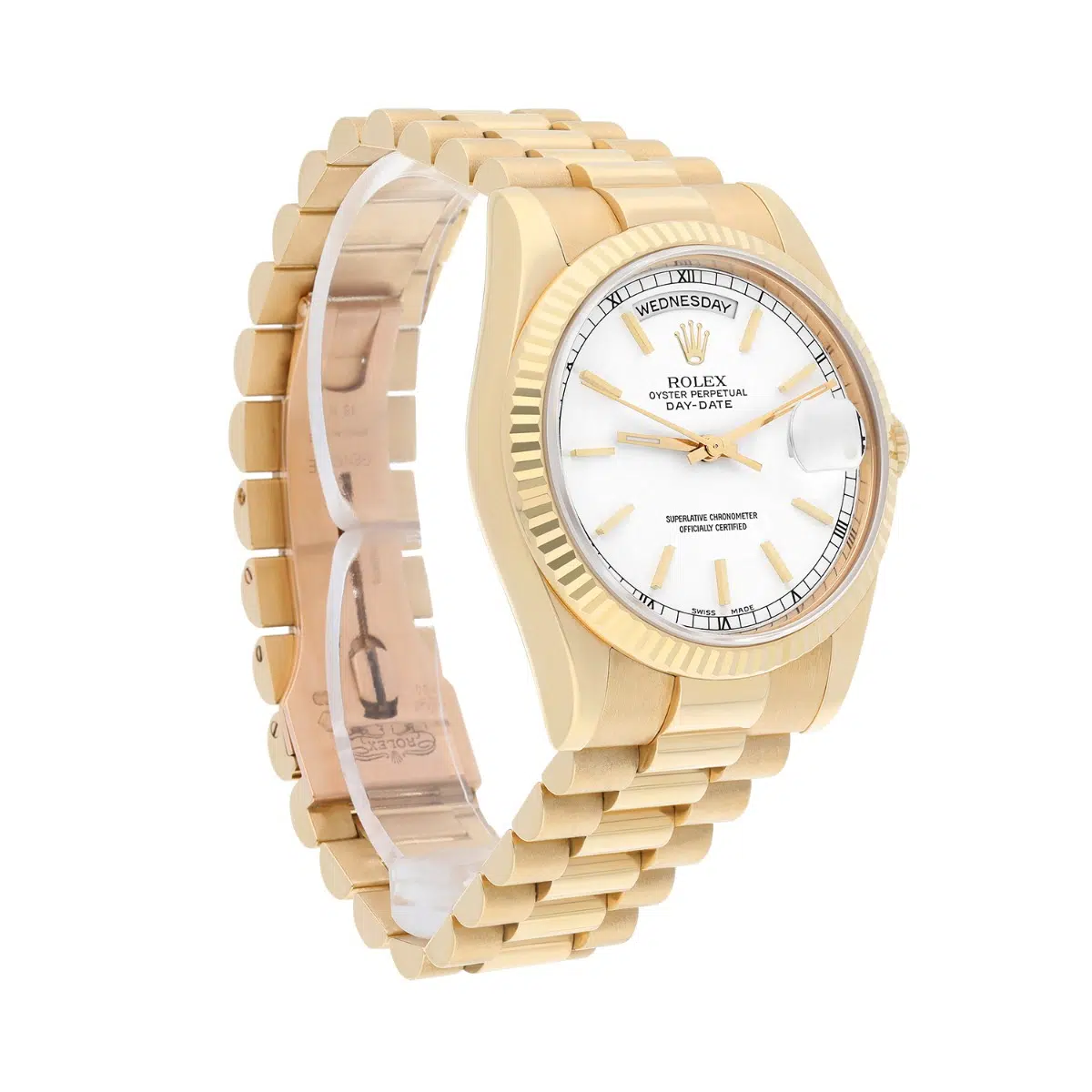 Rolex 18K Yellow Gold 36mm Day-Date President 118238 Mint Condition Complete – image 3