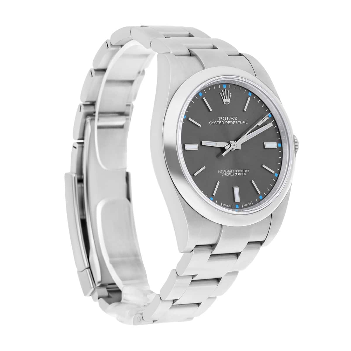 Rolex Oyster Perpetual 114300 Blue Dial Oyster Bracelet Box