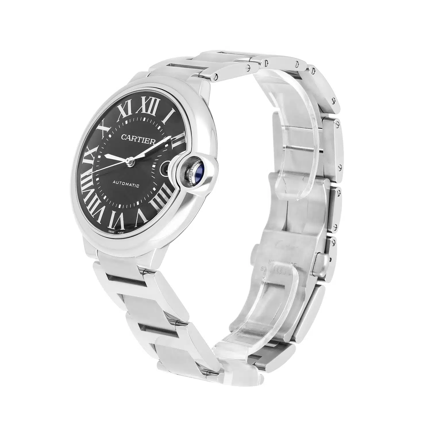 Cartier Ballon Bleu Automatic Grey Dial Stainless Steel Mens Watch WSBB0060 – image 3