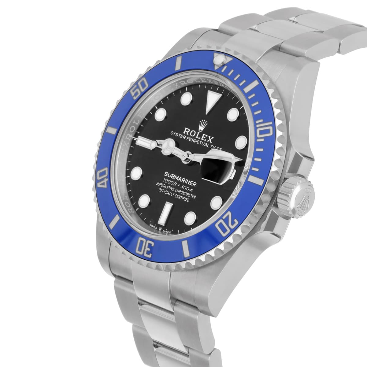 Rolex Submariner Date "Cookie Monster" 126619LB White Gold Watch Blue Bezel MINT - 2021