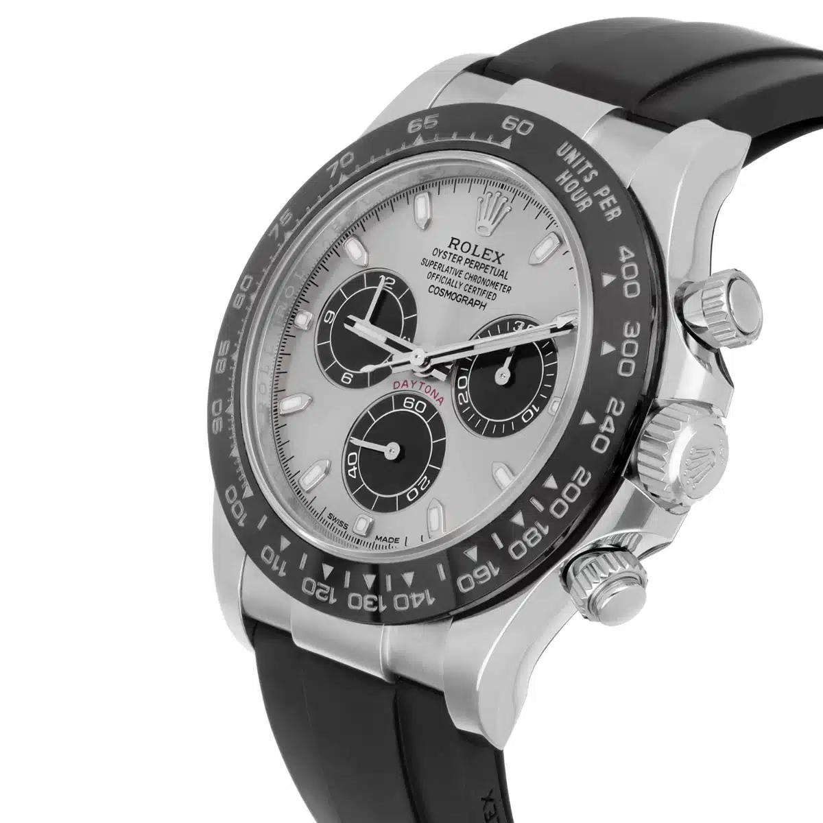 Rolex Daytona 116519LN Oysterflex Silver “Ghost” Dial 18K White Gold Watch – image 3