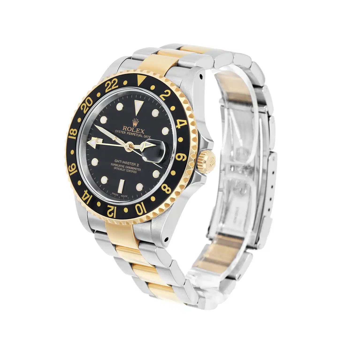 Rolex GMT-Master II 16713 18K & Stainless Steel Black Dial 40mm Watch – image 3