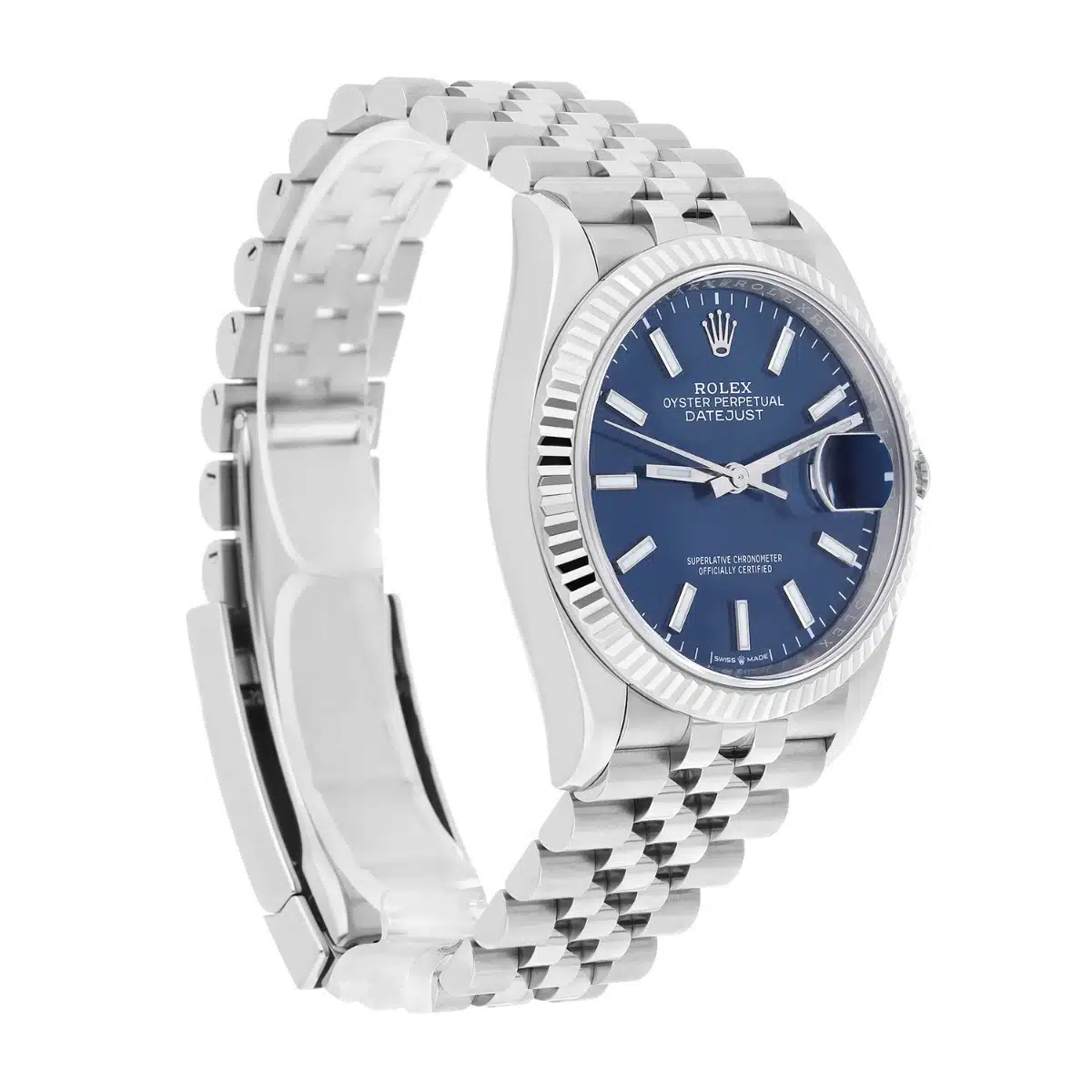 Rolex Datejust 126234 Steel 36mm Blue Index Dial Jubilee Bracelet Box/Papers 2021 – image 6